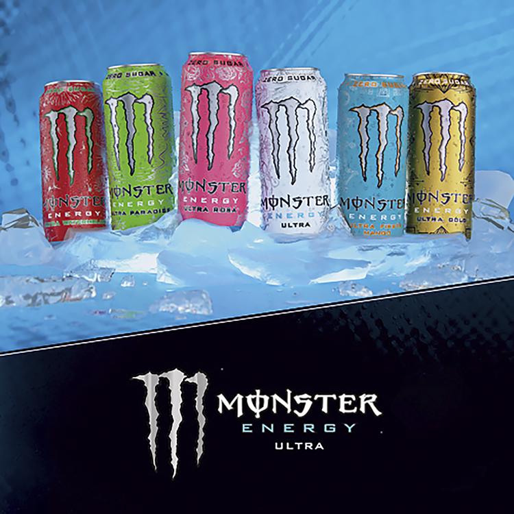 Monster Energy Drink Ultra Peachy Keen Zero Sugar 4x500ml thumbnail 3