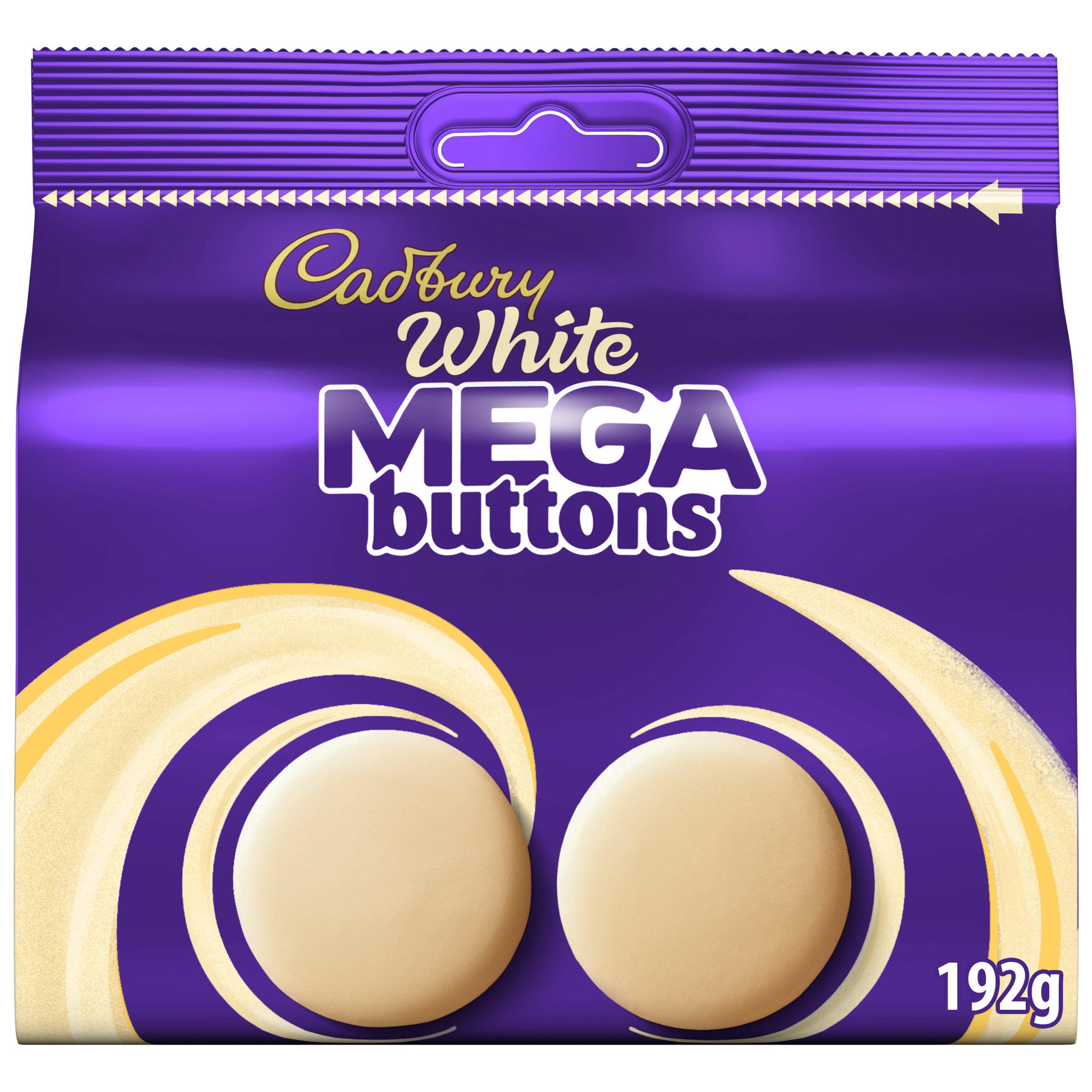Cadbury White Mega Buttons Chocolate Bag