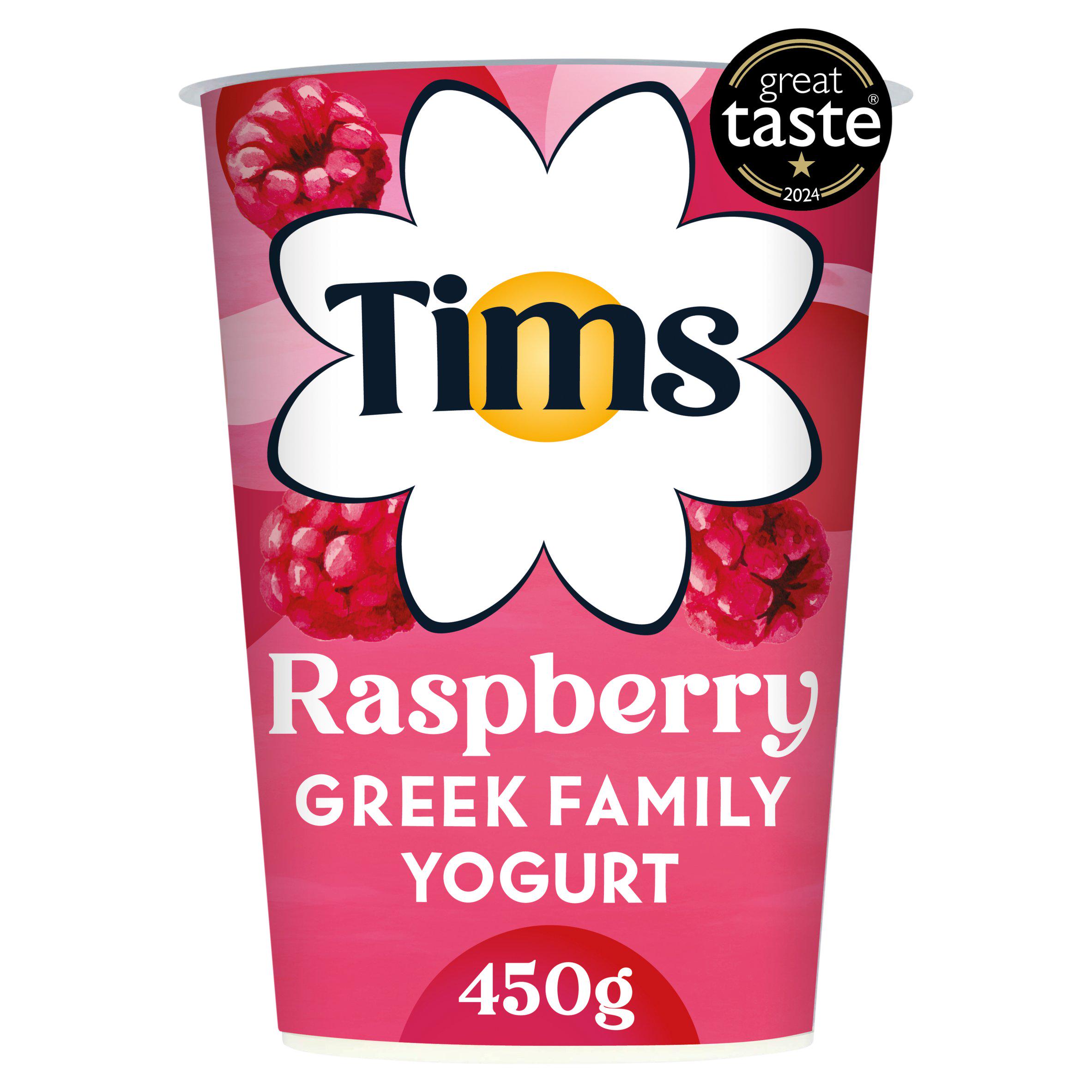 Tims Dairy Greek Style Raspberry Yoghurt