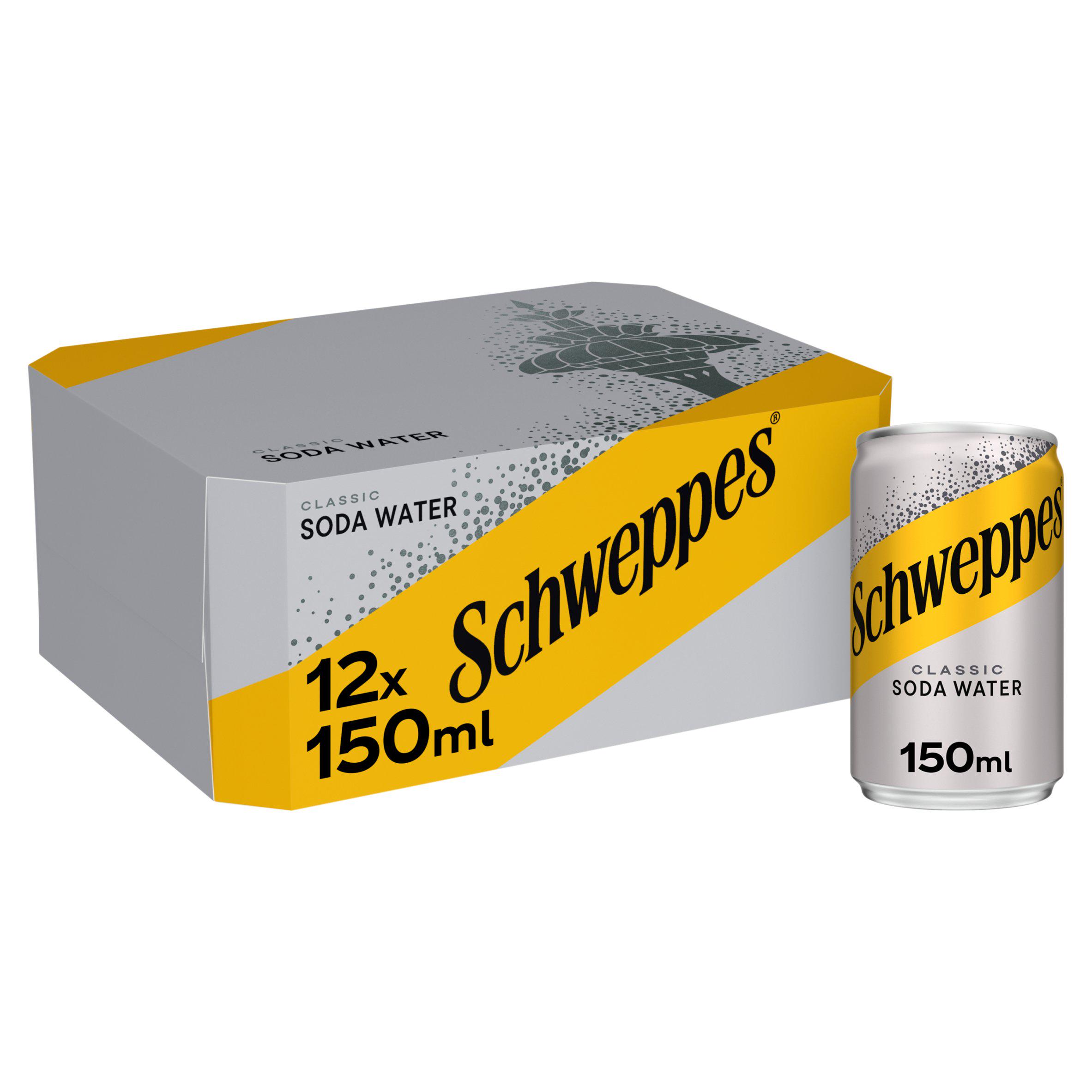 Soda Water 12 x 150ml Cans