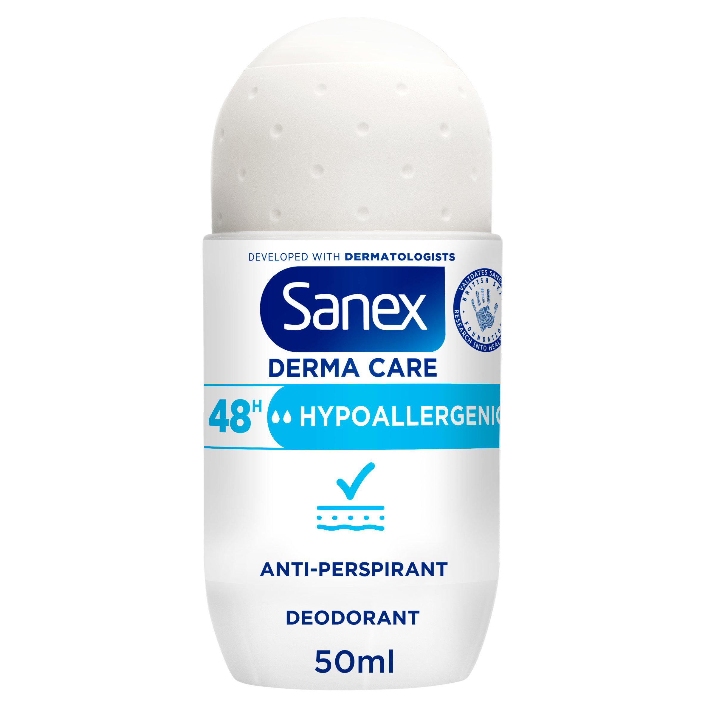 Sanex Dermo Hypoallergenic 48h Roll On Antiperspirant Deodorant