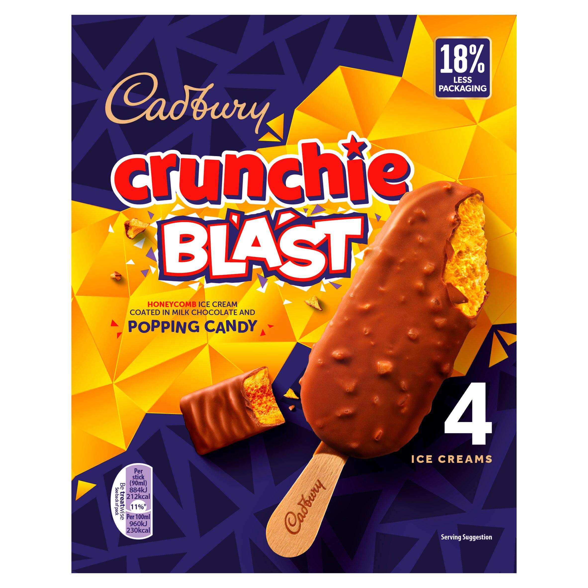 Cadbury Crunchie Blast Ice Cream