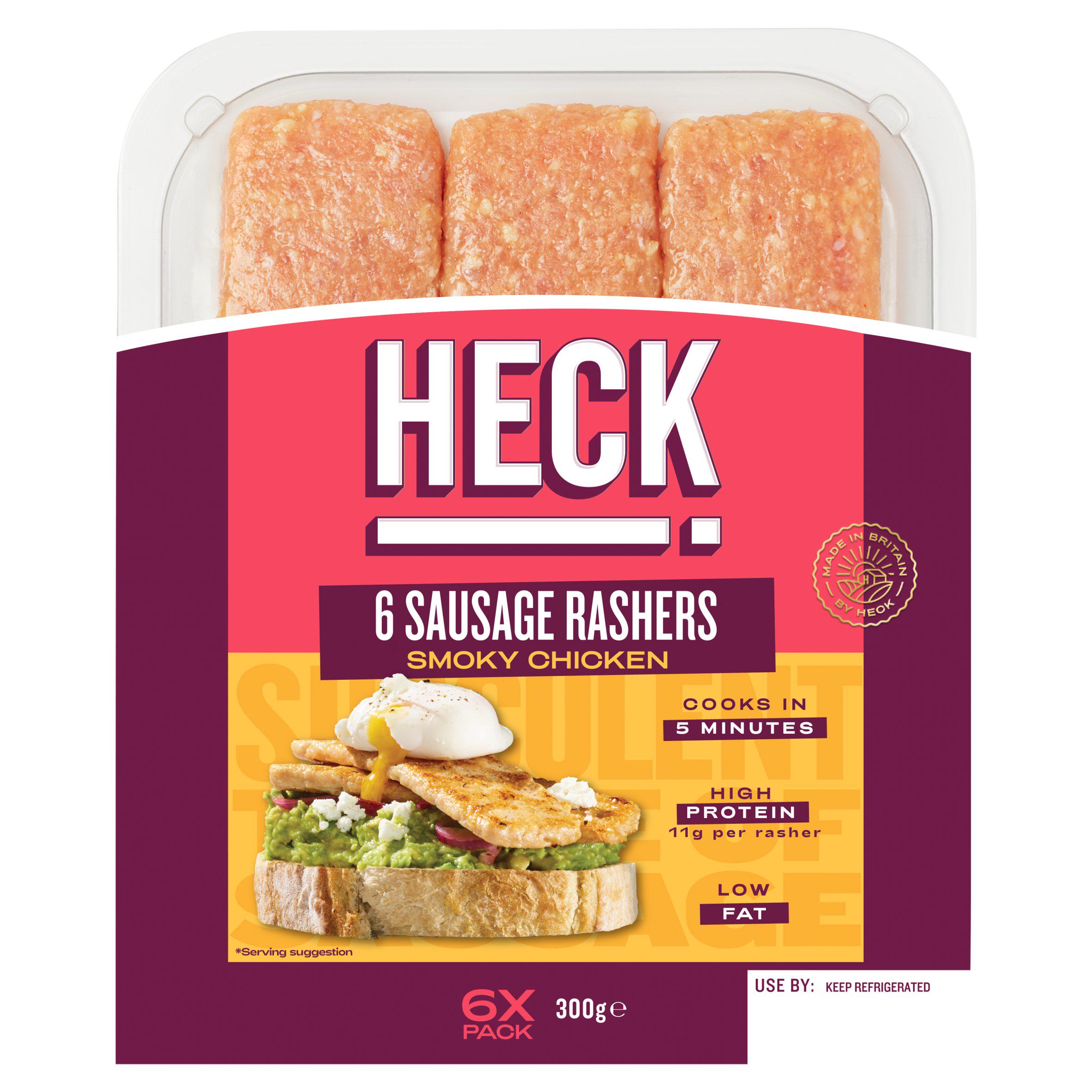 HECK 6 Chicken Sausage Rashers