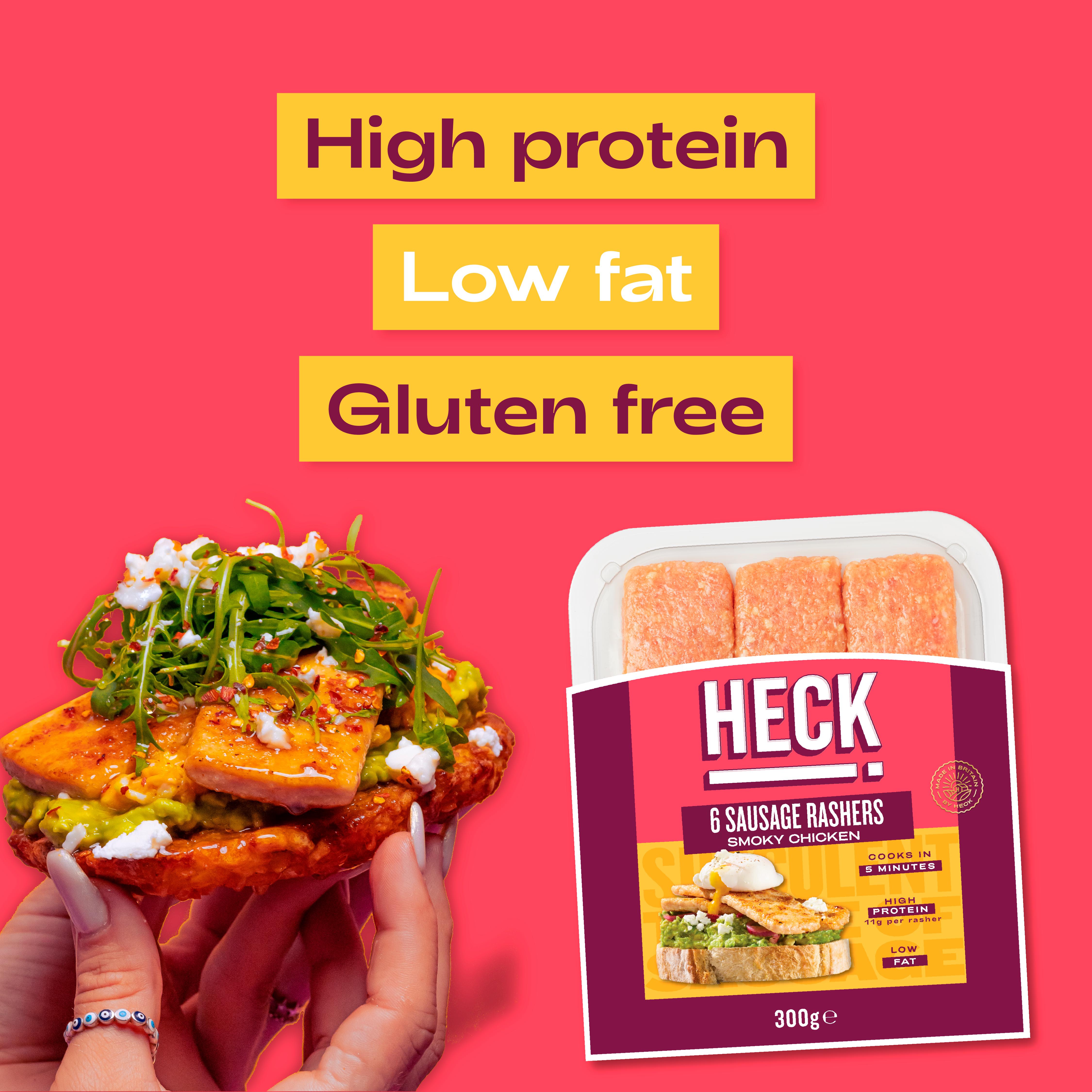 Heck! Smoky Chicken Gluten Free Sausage Rashers x6 300g thumbnail 2