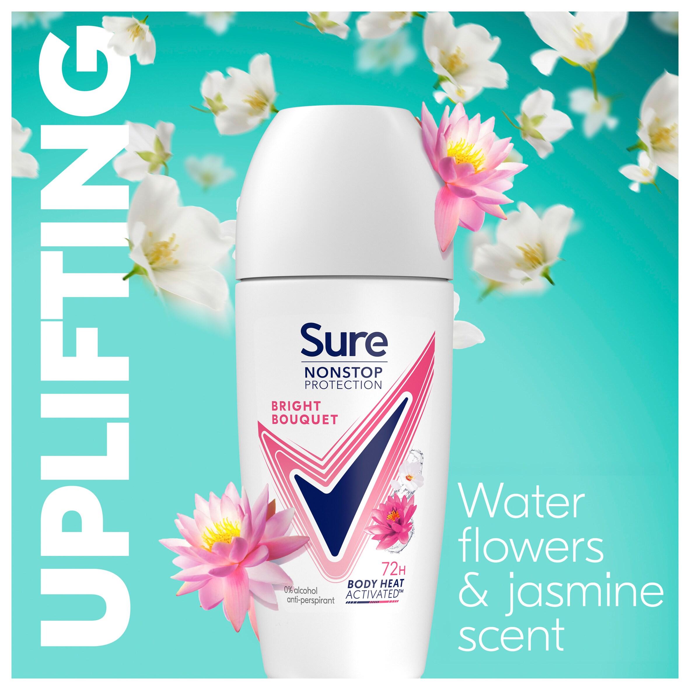 Sure Women Antiperspirant Deodorant Roll On Nonstop Bright Bouquet 50ml thumbnail 3
