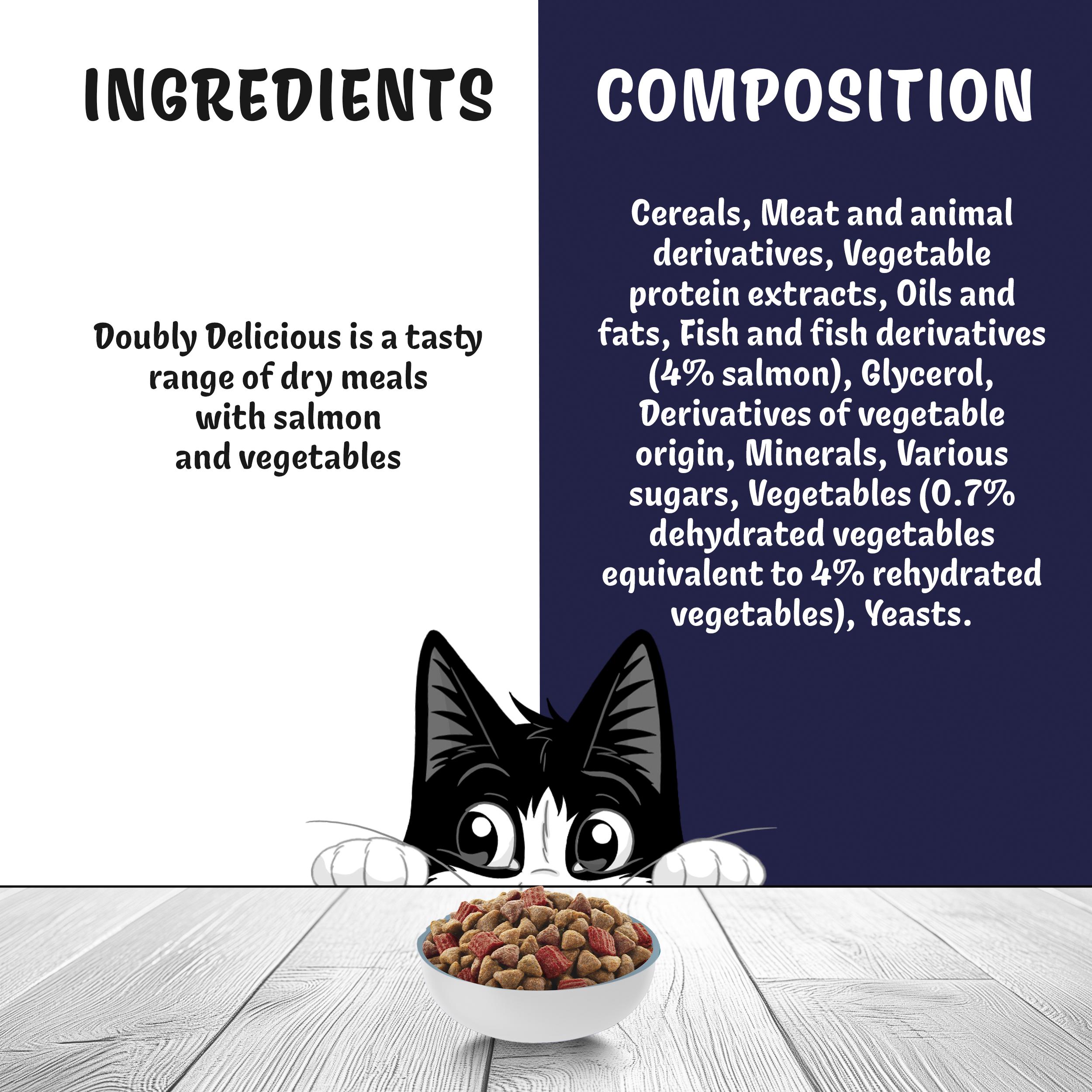 Felix Doubly Delicious Salmon & Vegetables Dry Cat Food 2kg thumbnail 6