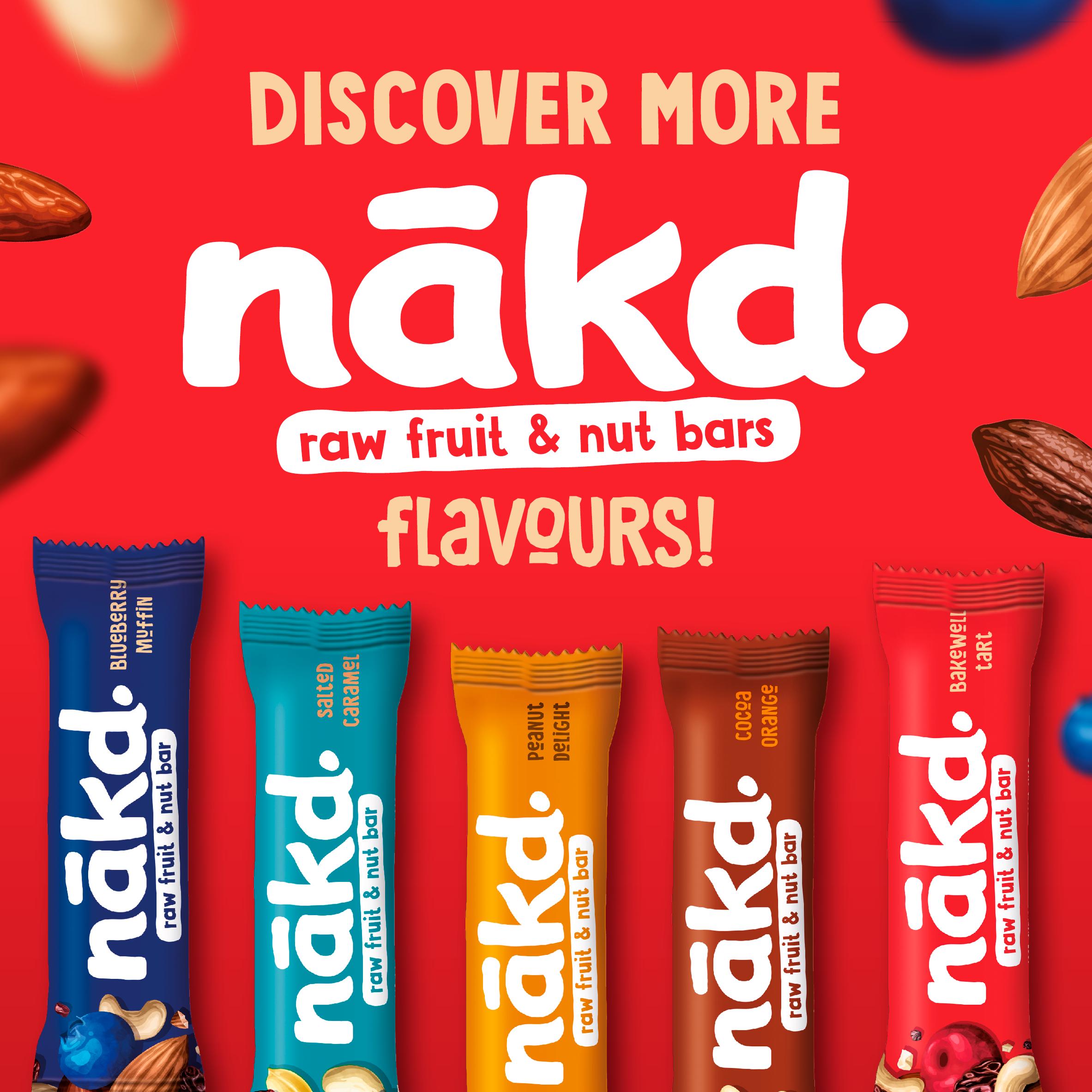 Nakd Bakewell Tart Raw Fruit & Nut Bar 4x35g thumbnail 2