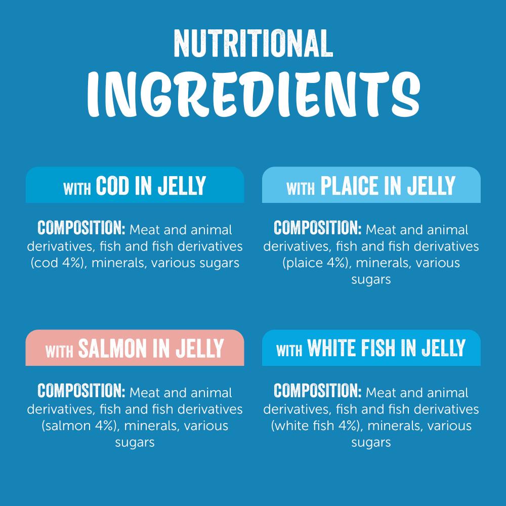 Felix Original Senior 7+ Fish Selection in Jelly Wet Cat Food 40 x 85g thumbnail 6