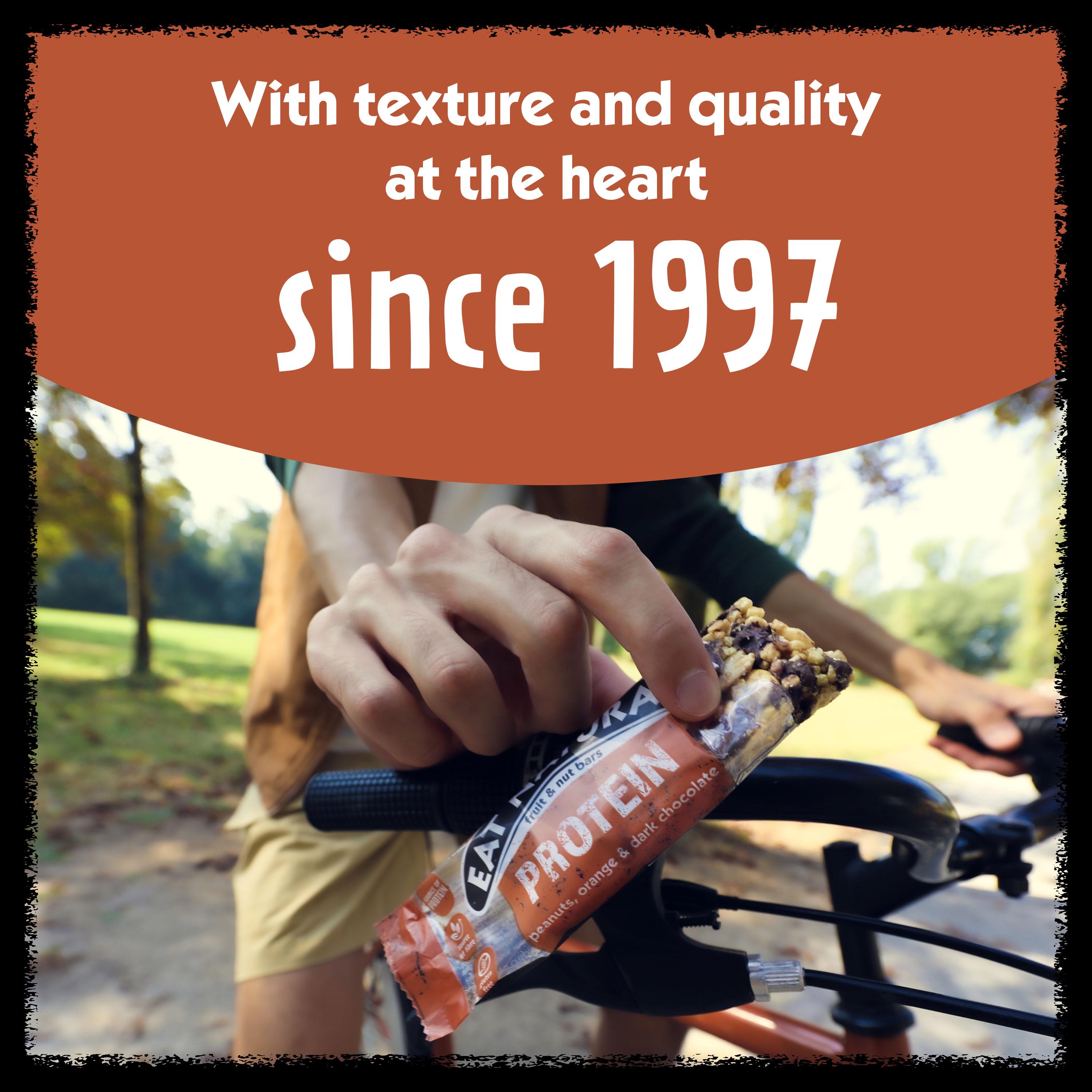 Eat Natural Protein Peanuts Orange Dark Chocolate Fruit & Nut Cereal Bars 3x40g thumbnail 5