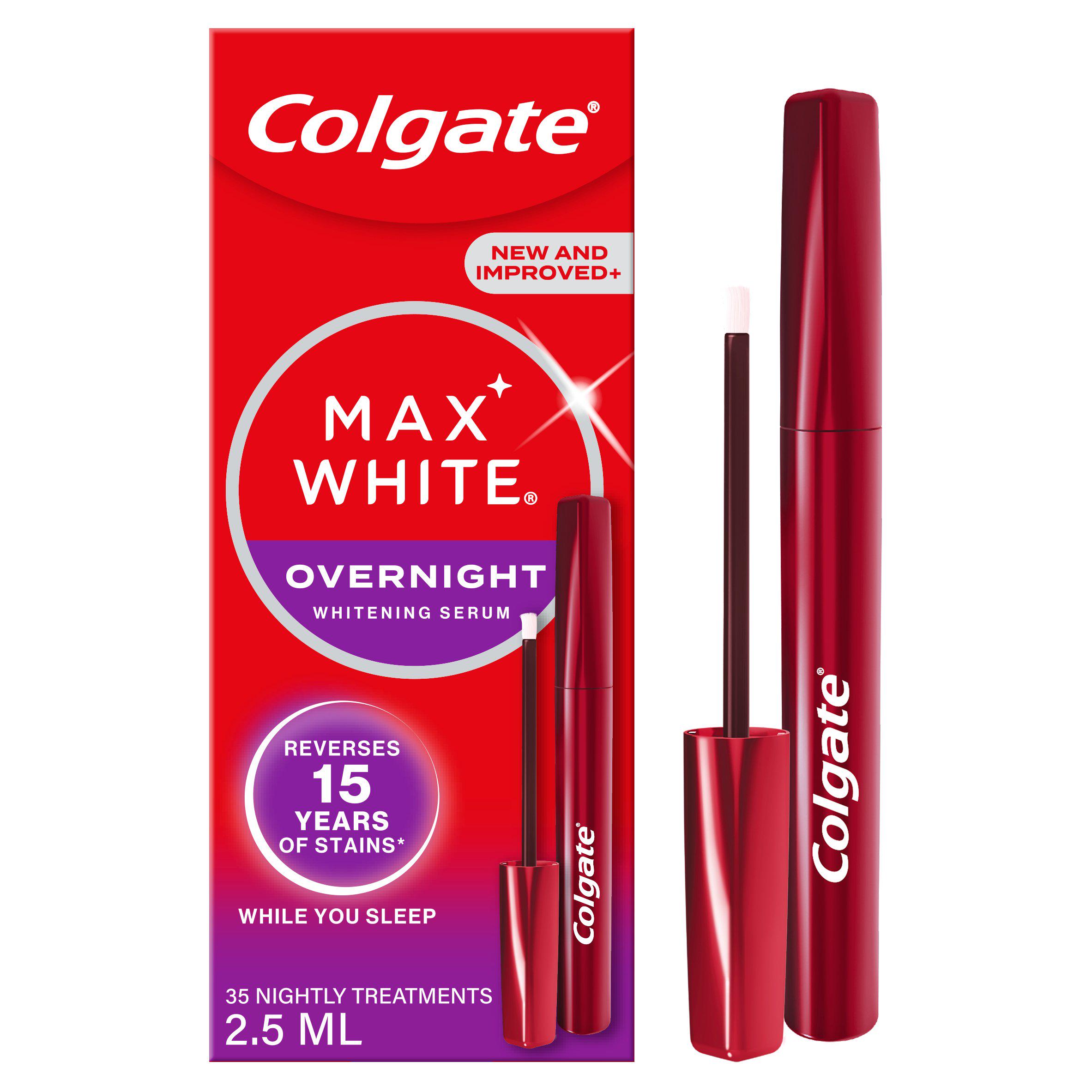 Colgate Max White Overnight Teeth Whitening Serum 2.5ml