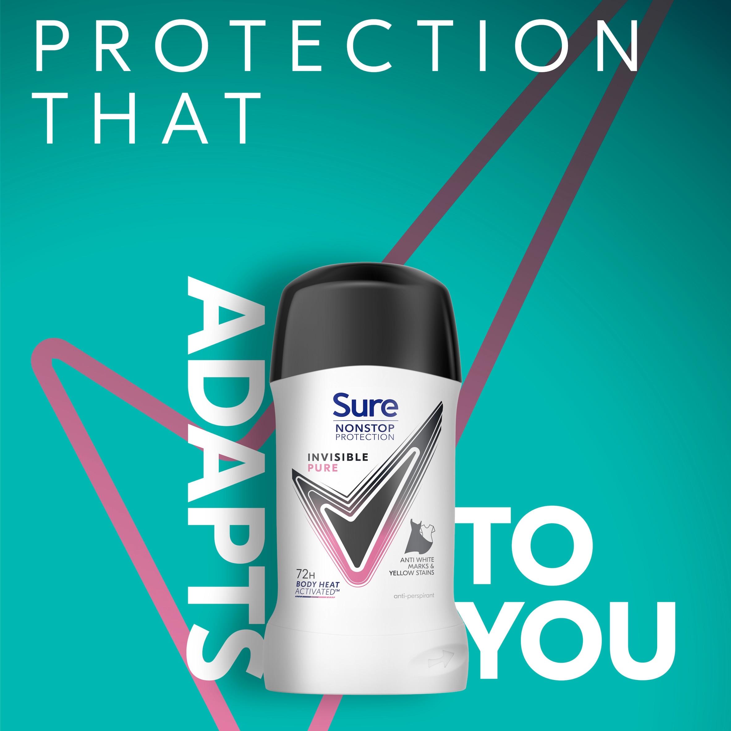 Sure Antiperspirant Invisible Pure Nonstop Protection 50ml thumbnail 2