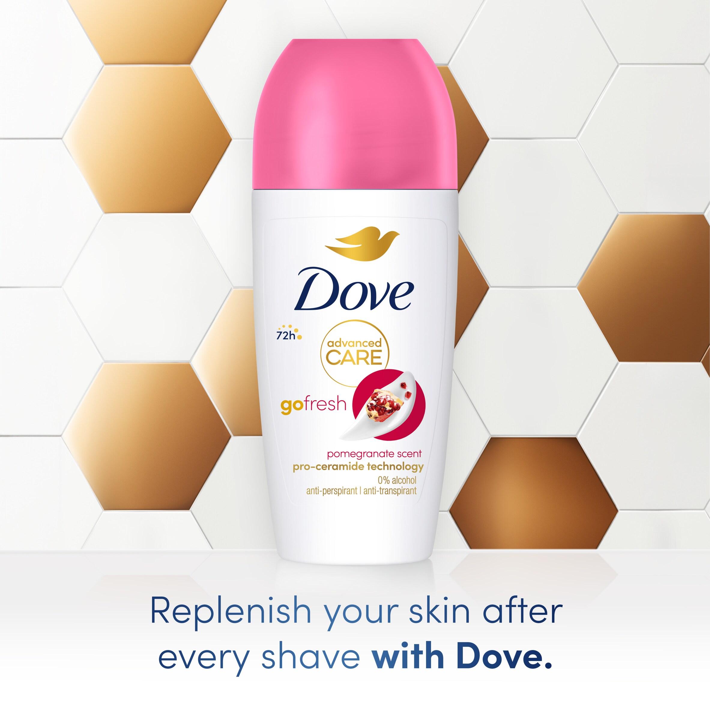 Dove Women Advanced Care 50ml Pomegranate Scent 72h Antiperspirant Roll On Deodorant thumbnail 2
