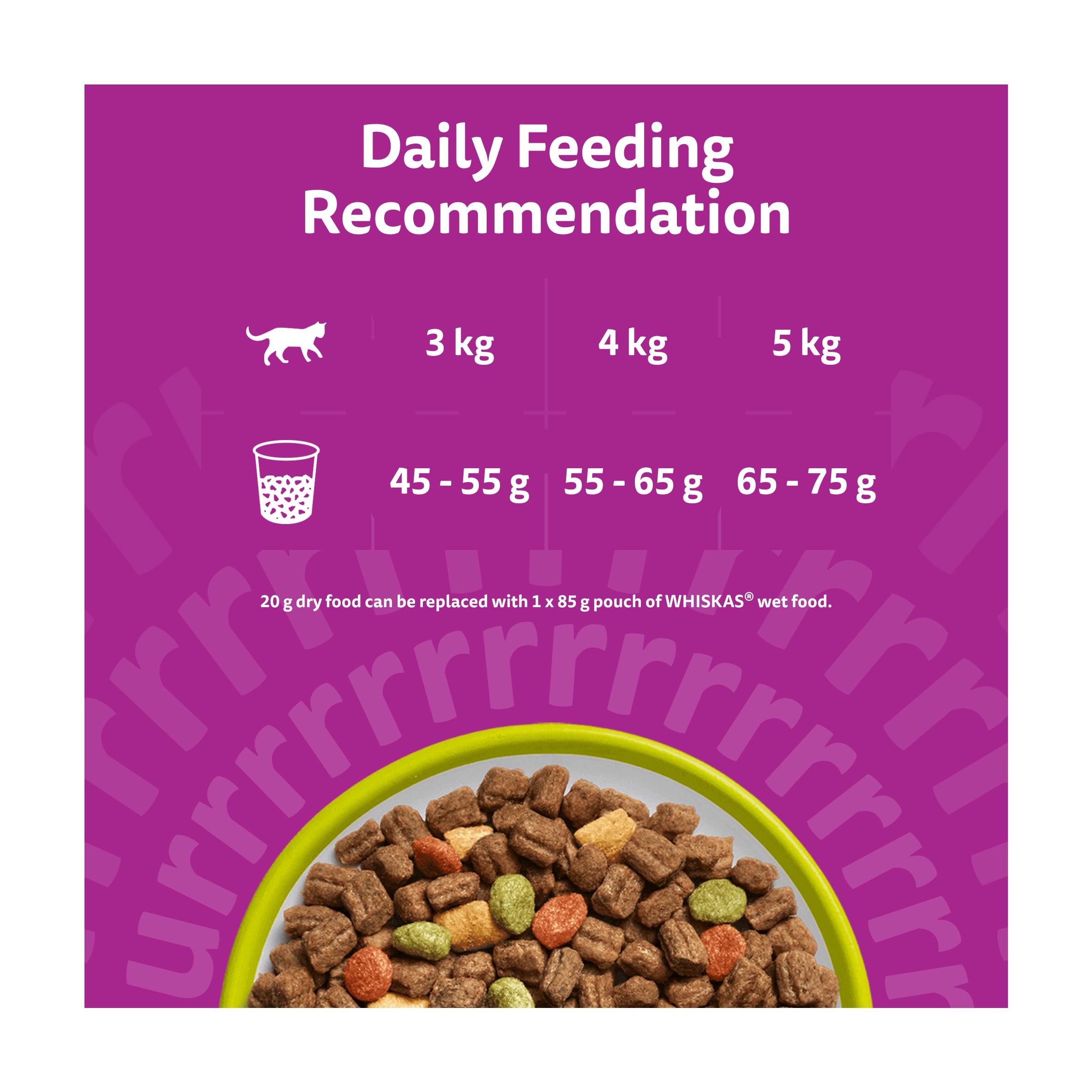 Whiskas 1+ Lamb Adult Dry Cat Food 1.9kg thumbnail 4