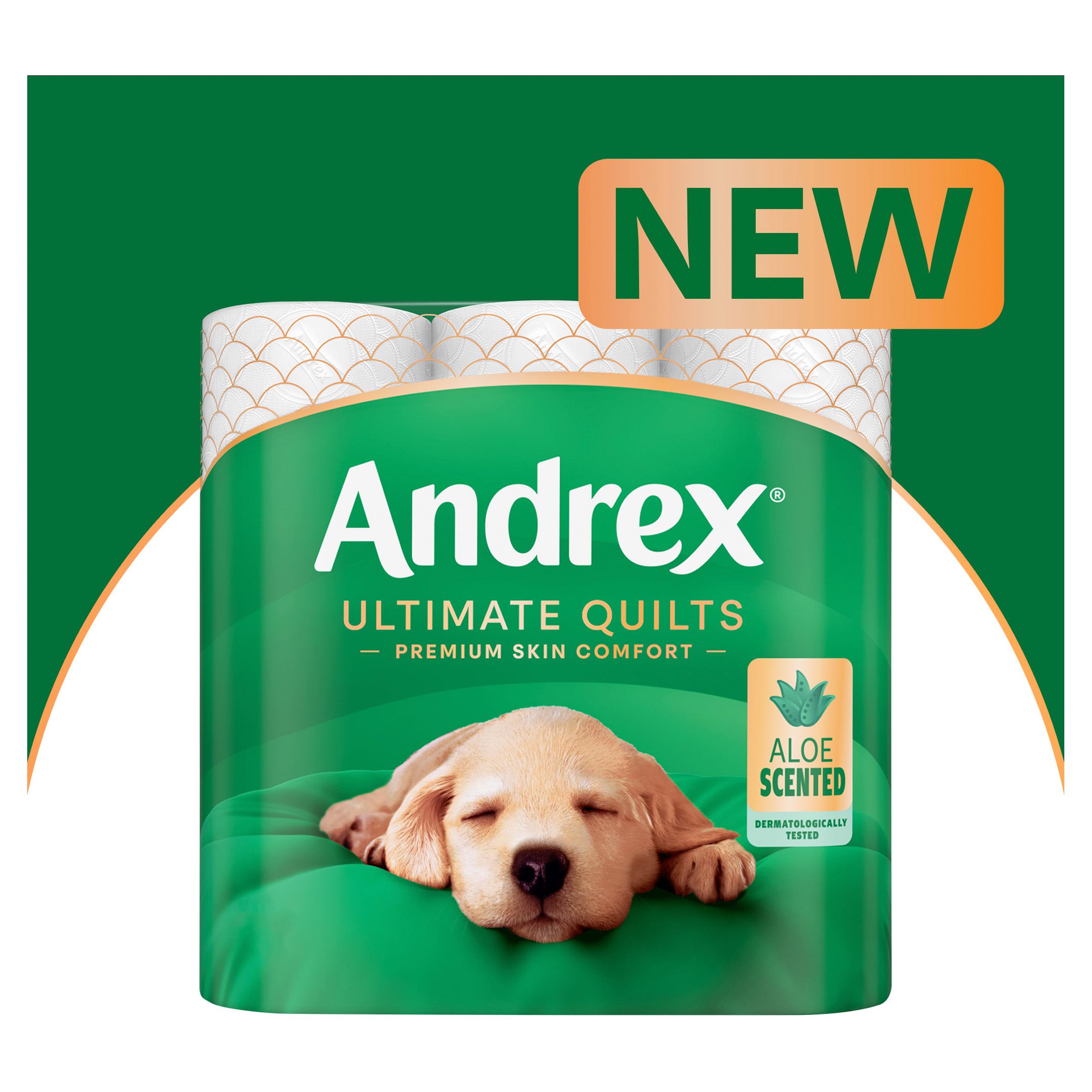 Andrex Ultimate Quilts Aloe Scented Toilet Rolls x9 thumbnail 2