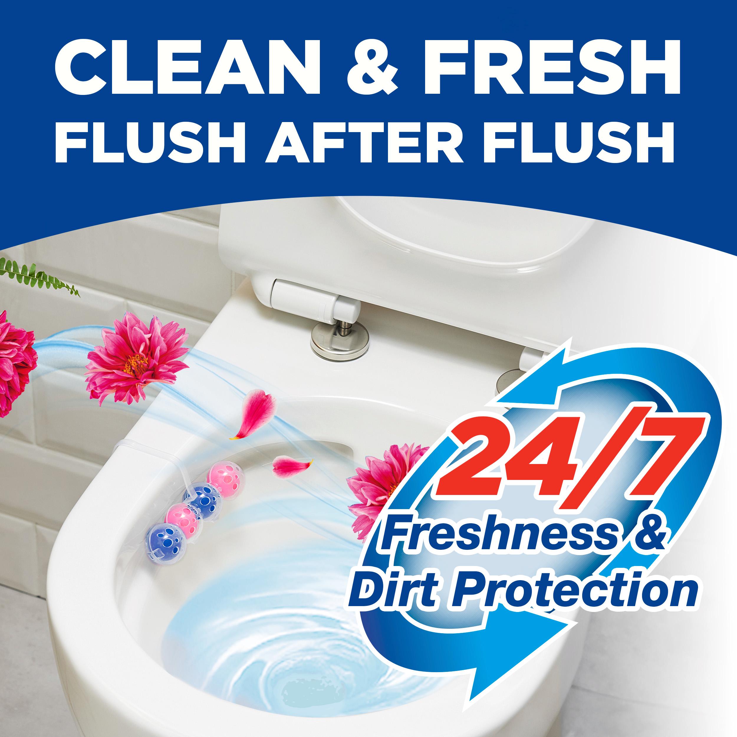 Bloo Power Active Flowers Toilet Rim Block 50g thumbnail 4