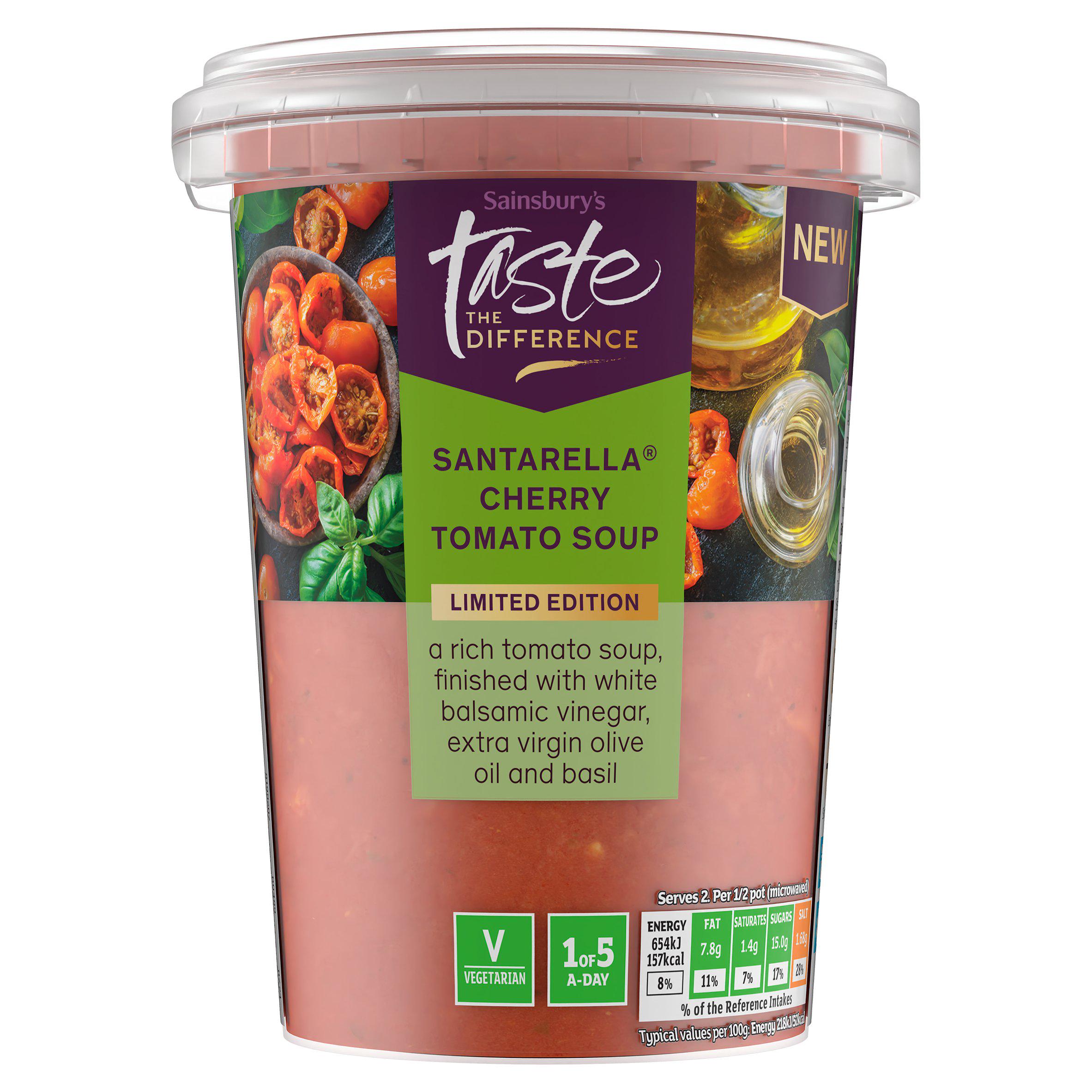 Sainsbury's Santarella Cherry Tomato Soup, Limited Edition, Taste the Difference 600g