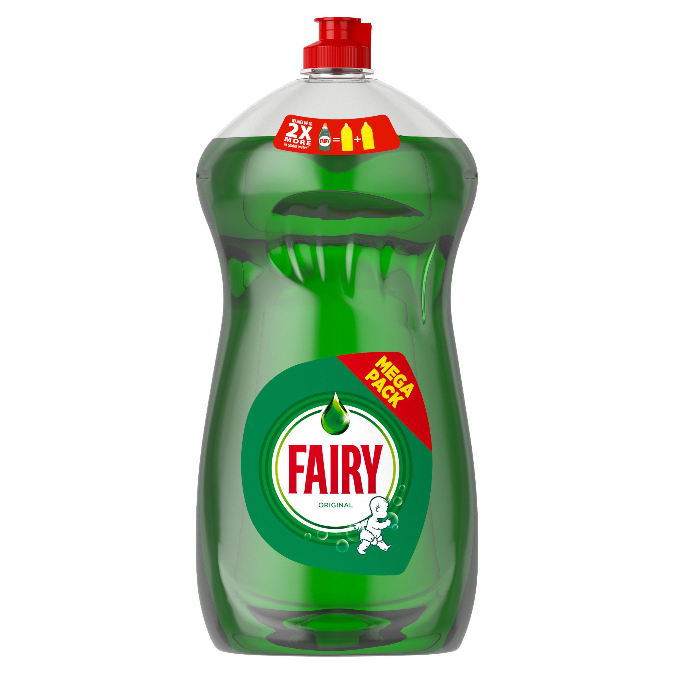 Fairy Original Washing Up Liquid Green with Lift Action 1450ml