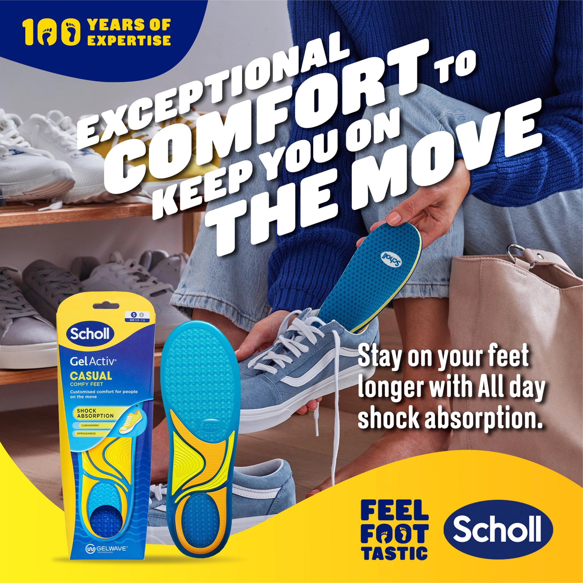 Scholl Gel Activ Work & Boot Insoles Small thumbnail 2