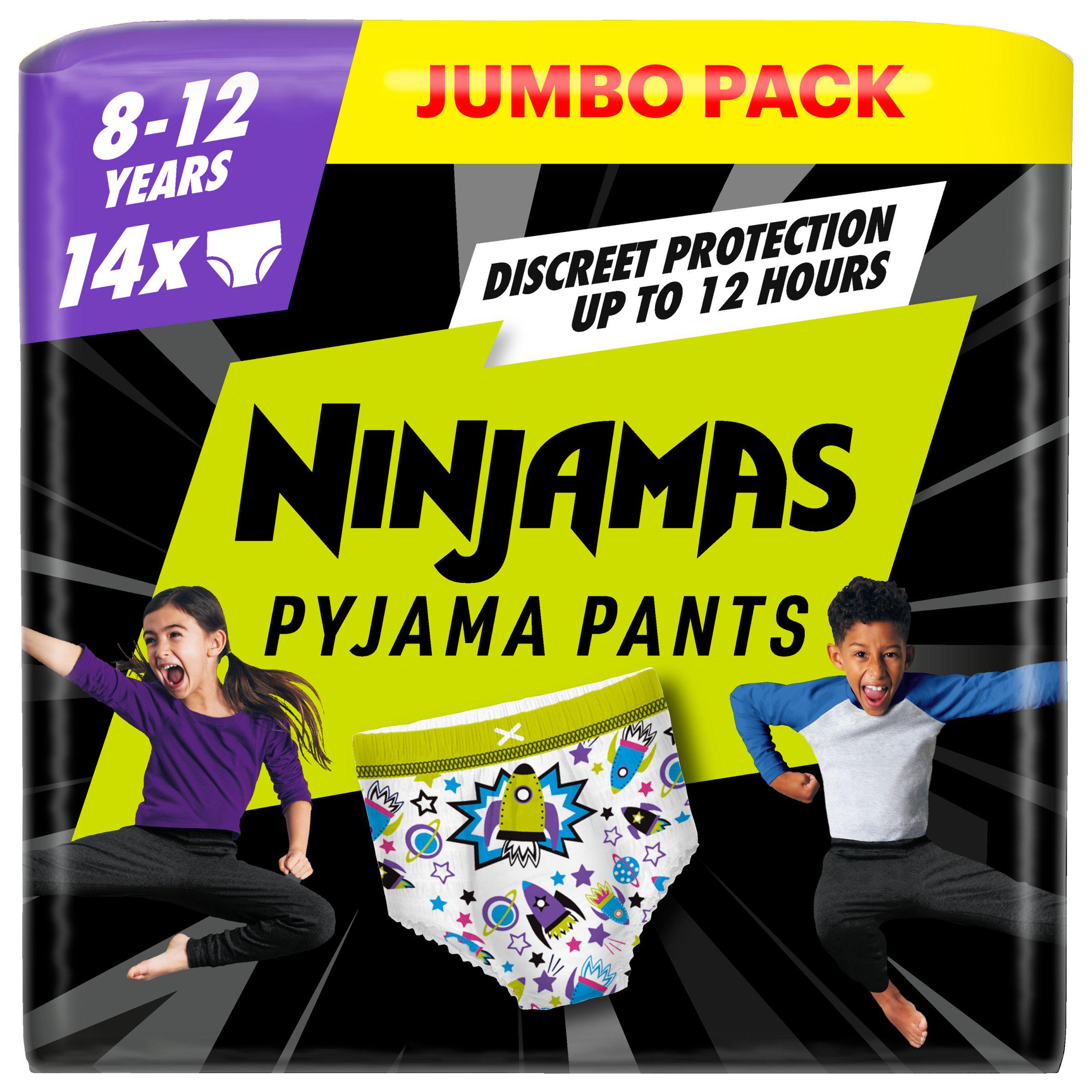 Ninjamas Pampers Ninjamas Pyjama Pants Boys 8-12 Years