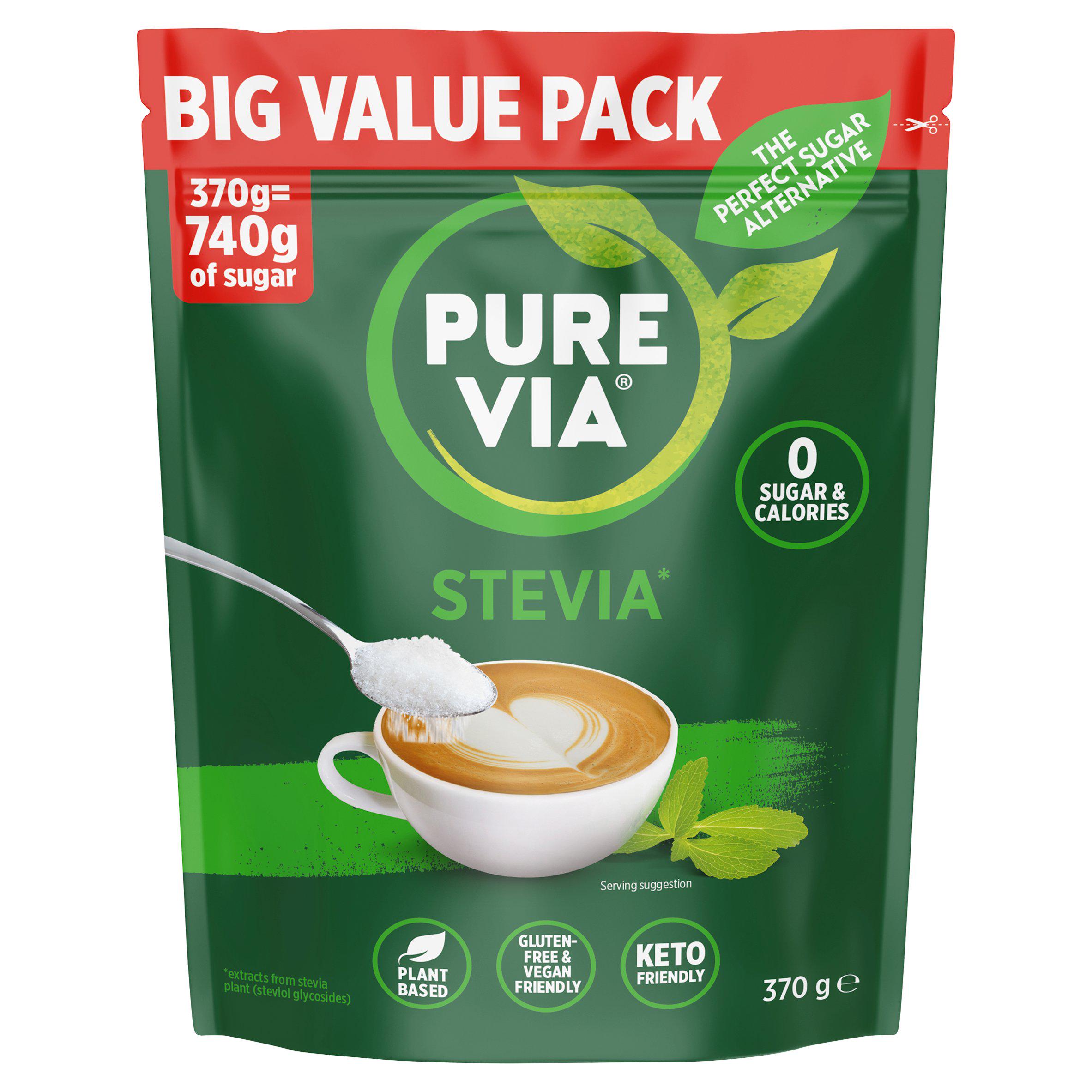 Pure Via Stevia Leaf Zero Calories Sweetener