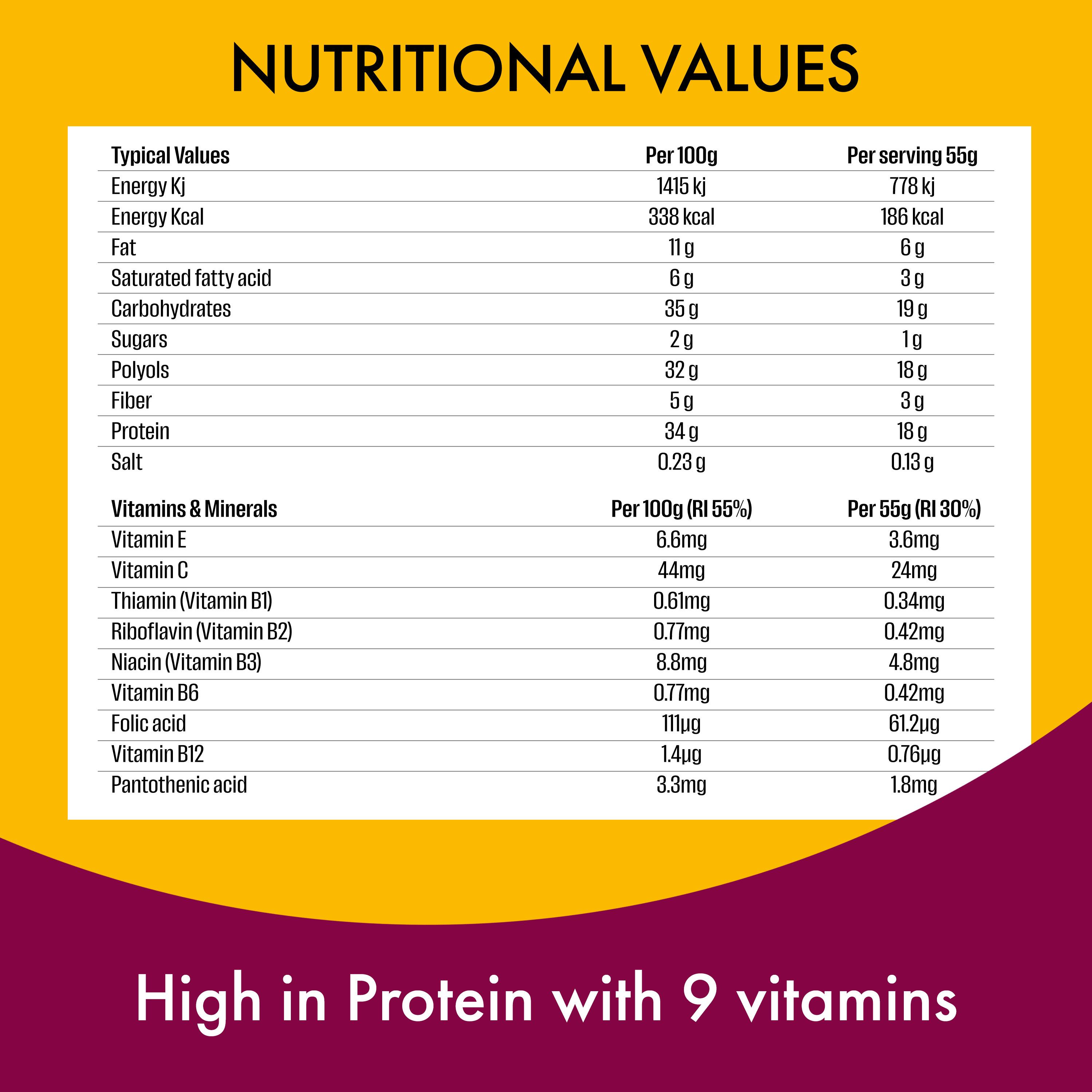 Fulfil Chocolate Brownie Flavour Vitamin & Protein Bar 55g thumbnail 5