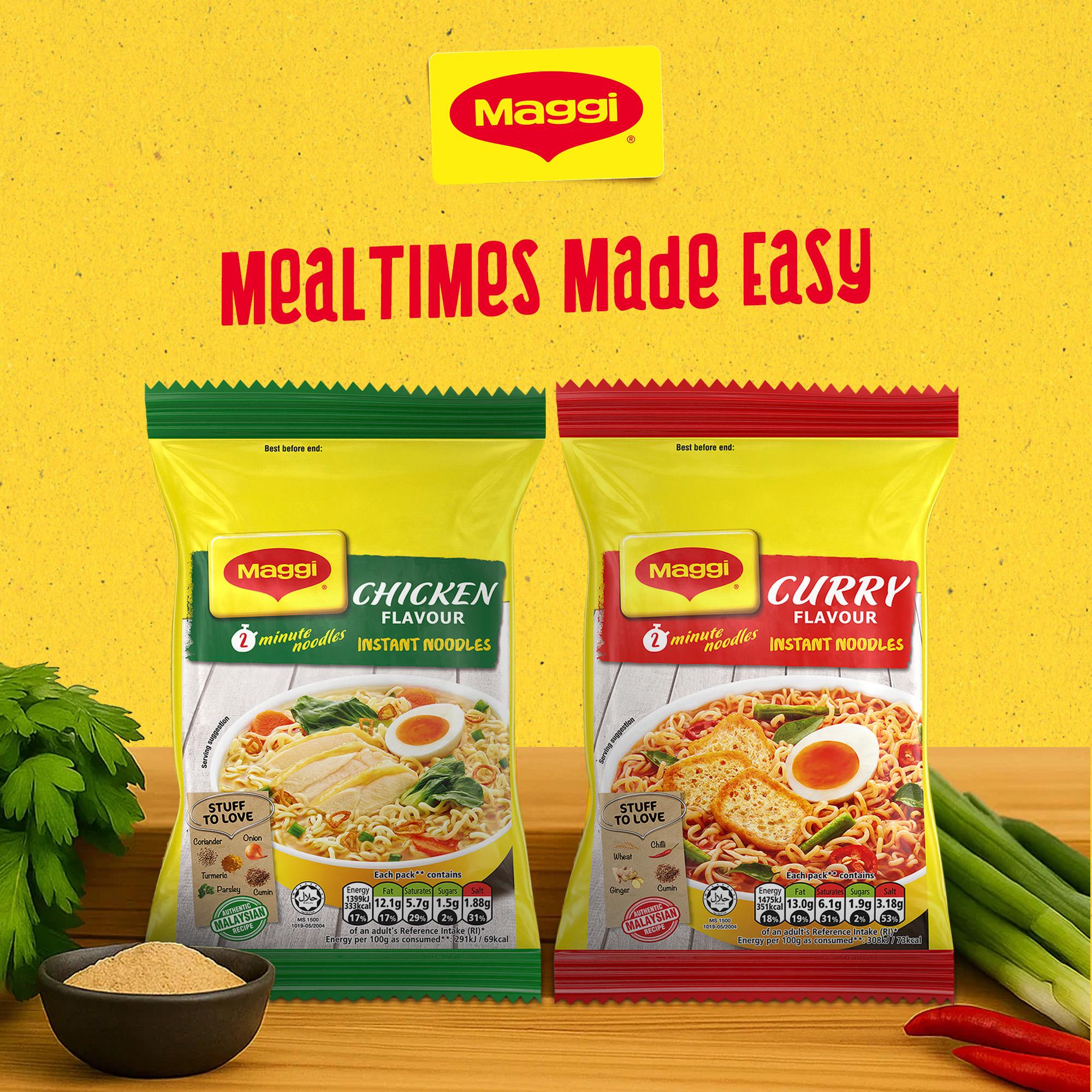 Maggi Curry Flavour Instant Noodles 5x79g thumbnail 6
