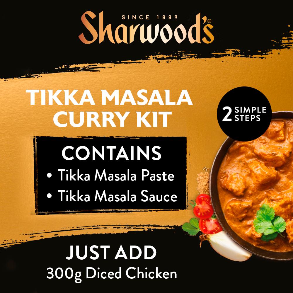 Sharwood's Tikka Masala Indian Curry Sauce Kit 280g thumbnail 2