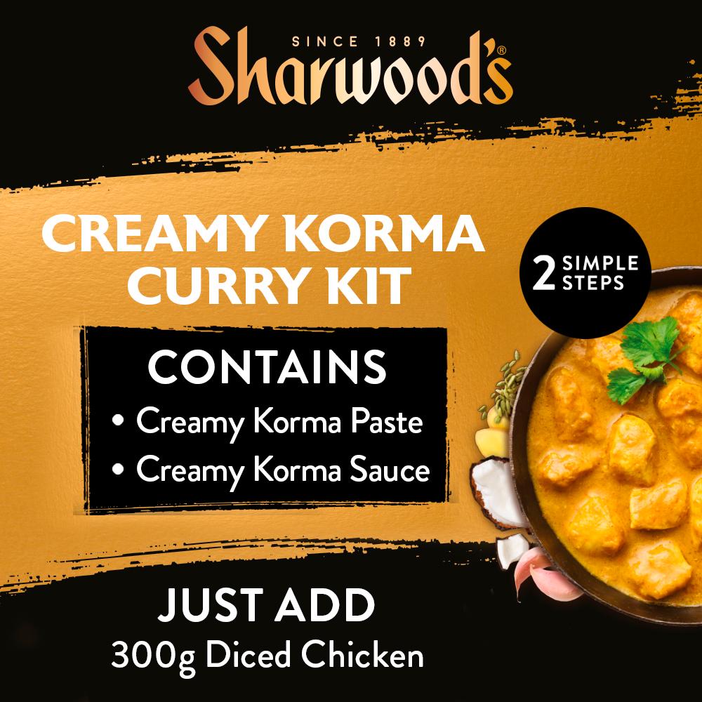 Sharwood's Korma Indian Curry Sauce Kit 280g thumbnail 2