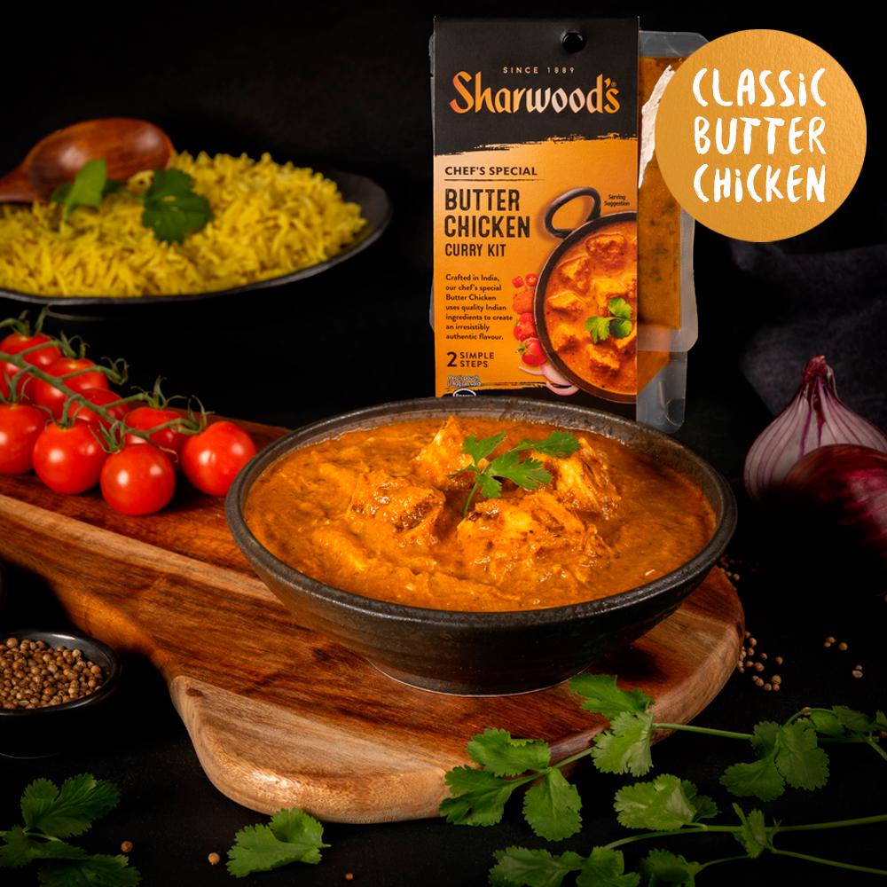 Sharwood's Butter Chicken Indian Curry Sauce Kit 280g thumbnail 4