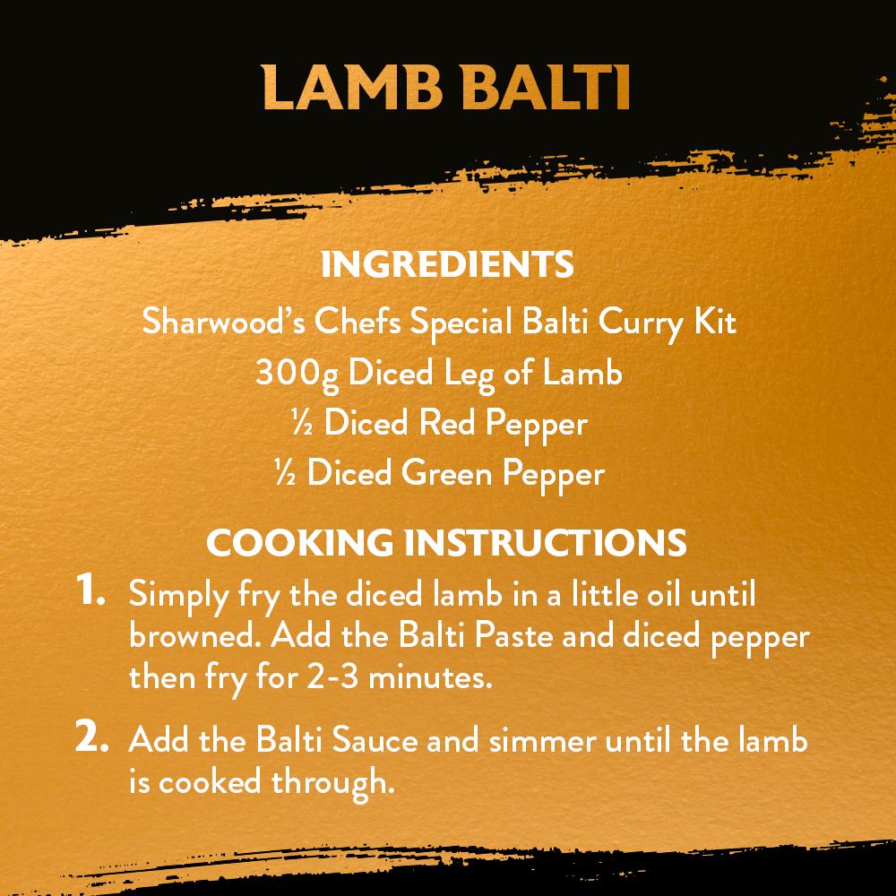 Sharwood's Balti Indian Curry Sauce Kit 280g thumbnail 5