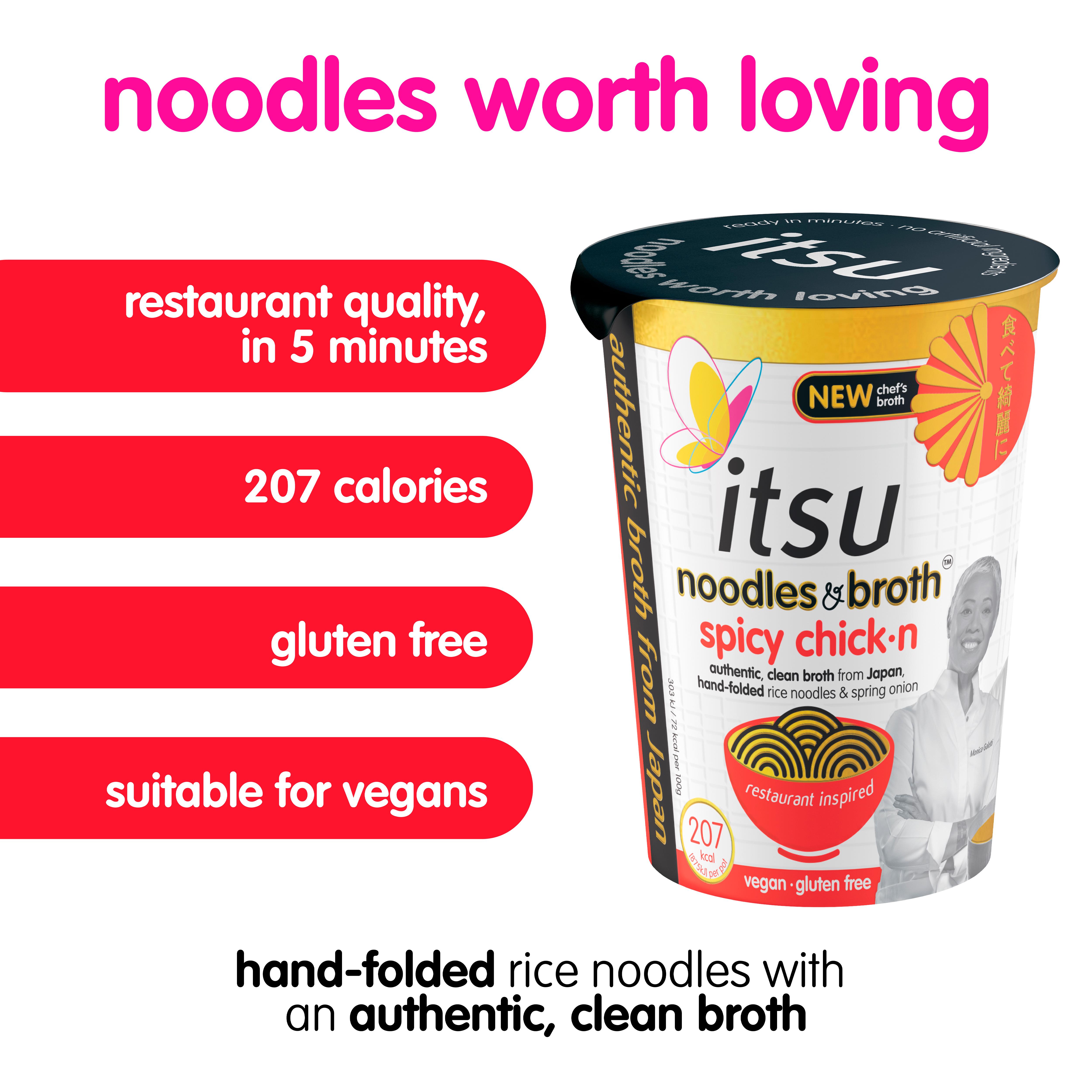 itsu Spicy Ramen Rice Noodles 64g thumbnail 2