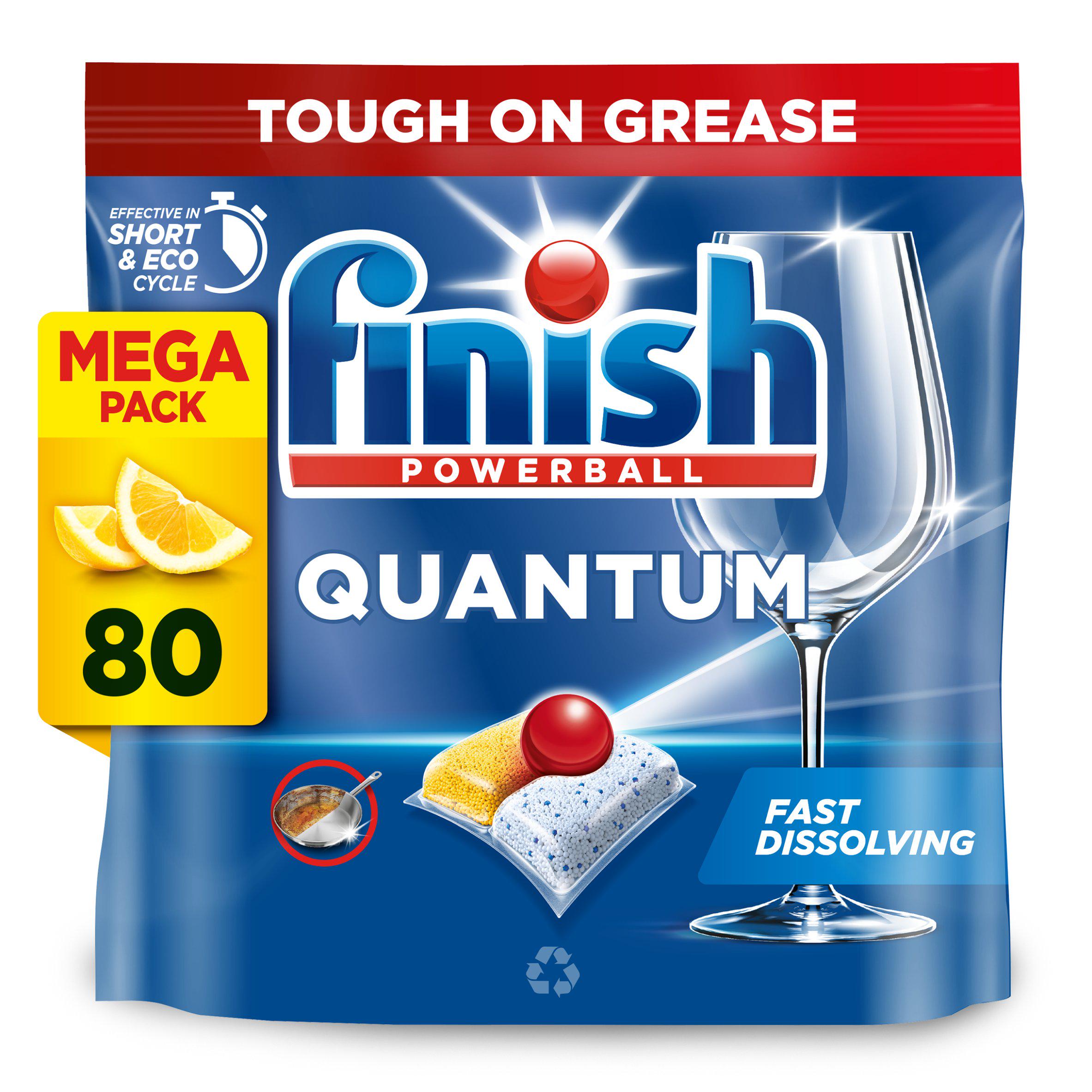 Finish Quantum All in One Dishwasher Tablets Lemon - 88 Tabs