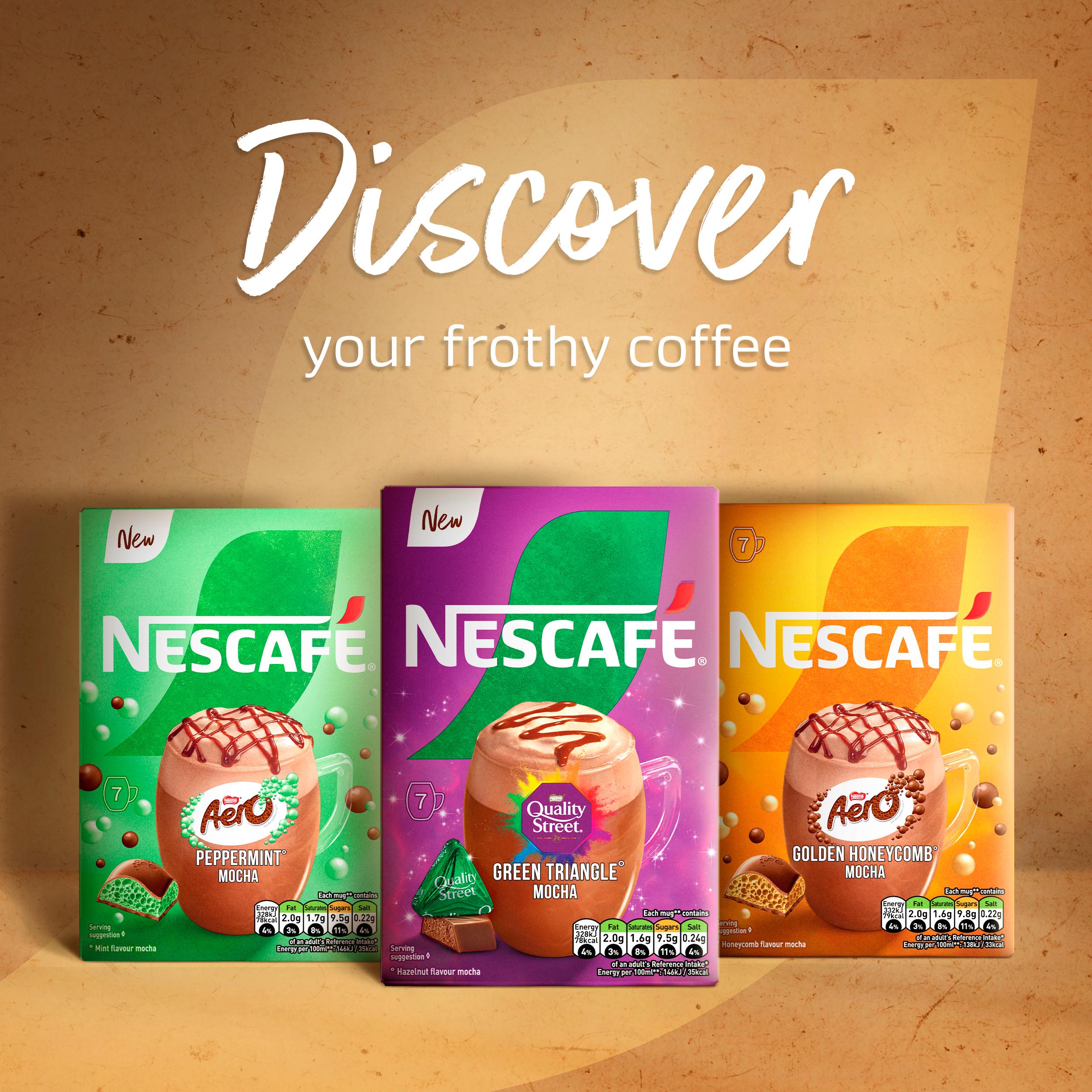 Nescafé 7 x 19g Peppermint Aero Mocha Sachets thumbnail 6