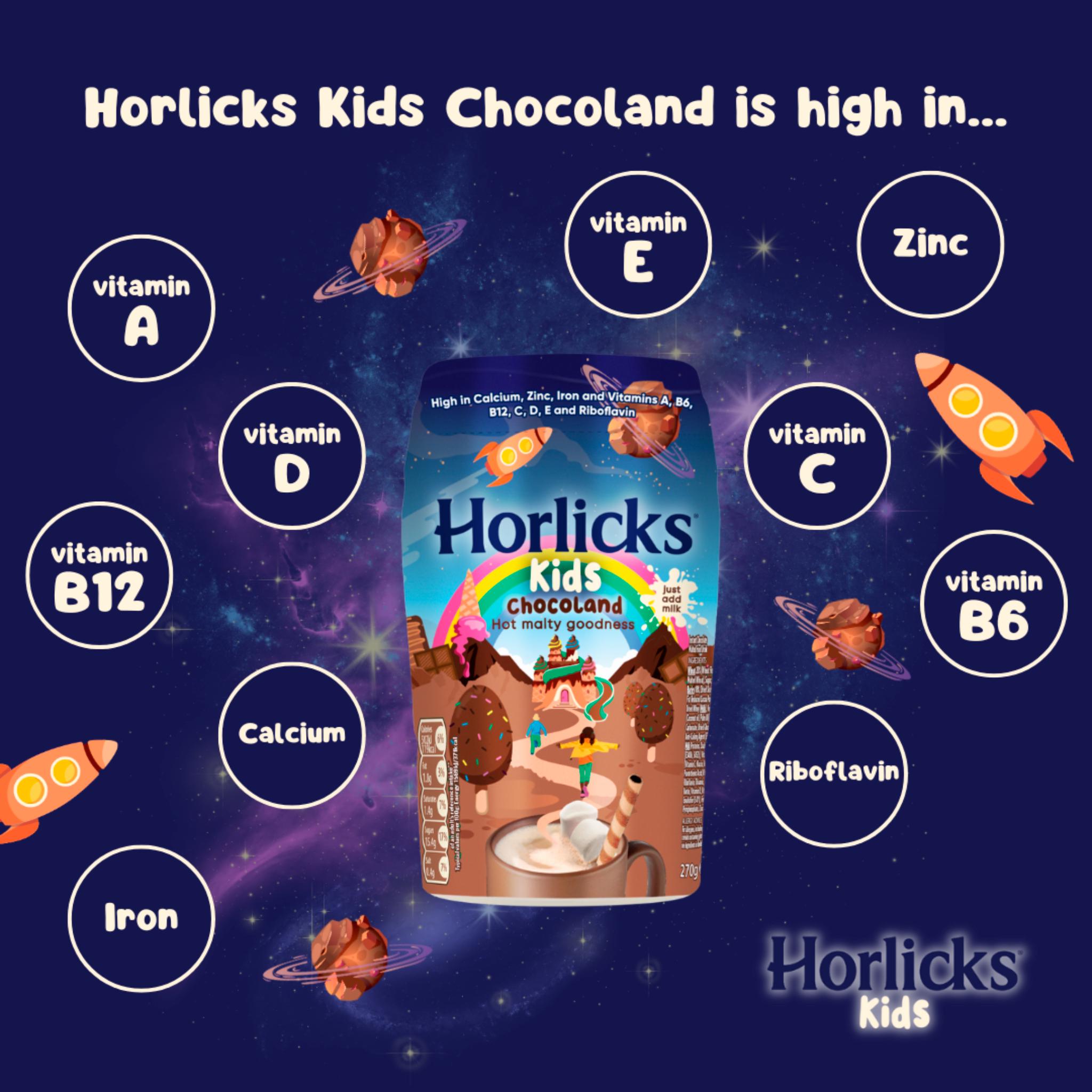 Horlicks Kids Chocoland 270g thumbnail 3