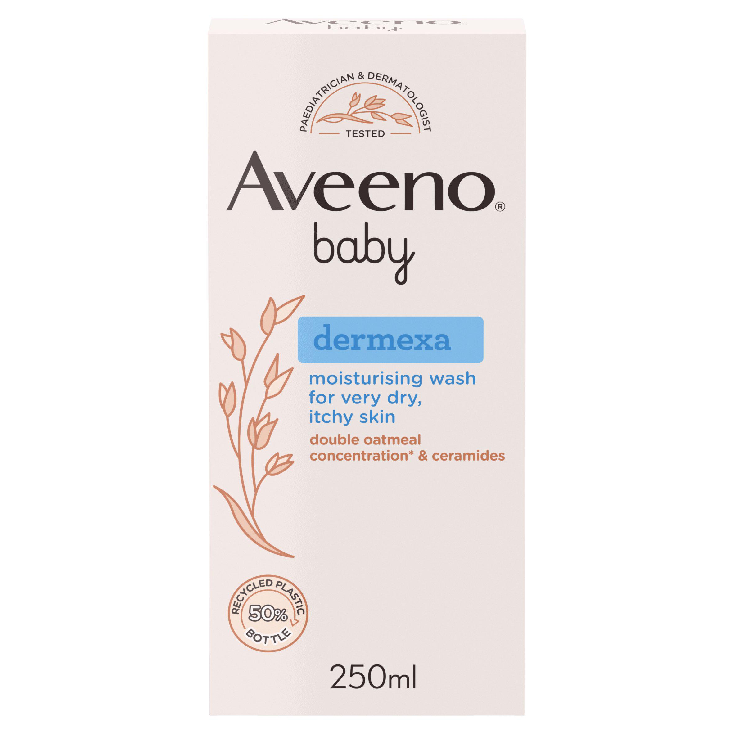 Aveeno Baby Dermexa Moisturising Baby Wash For Dry & Itchy Skin 250ml
