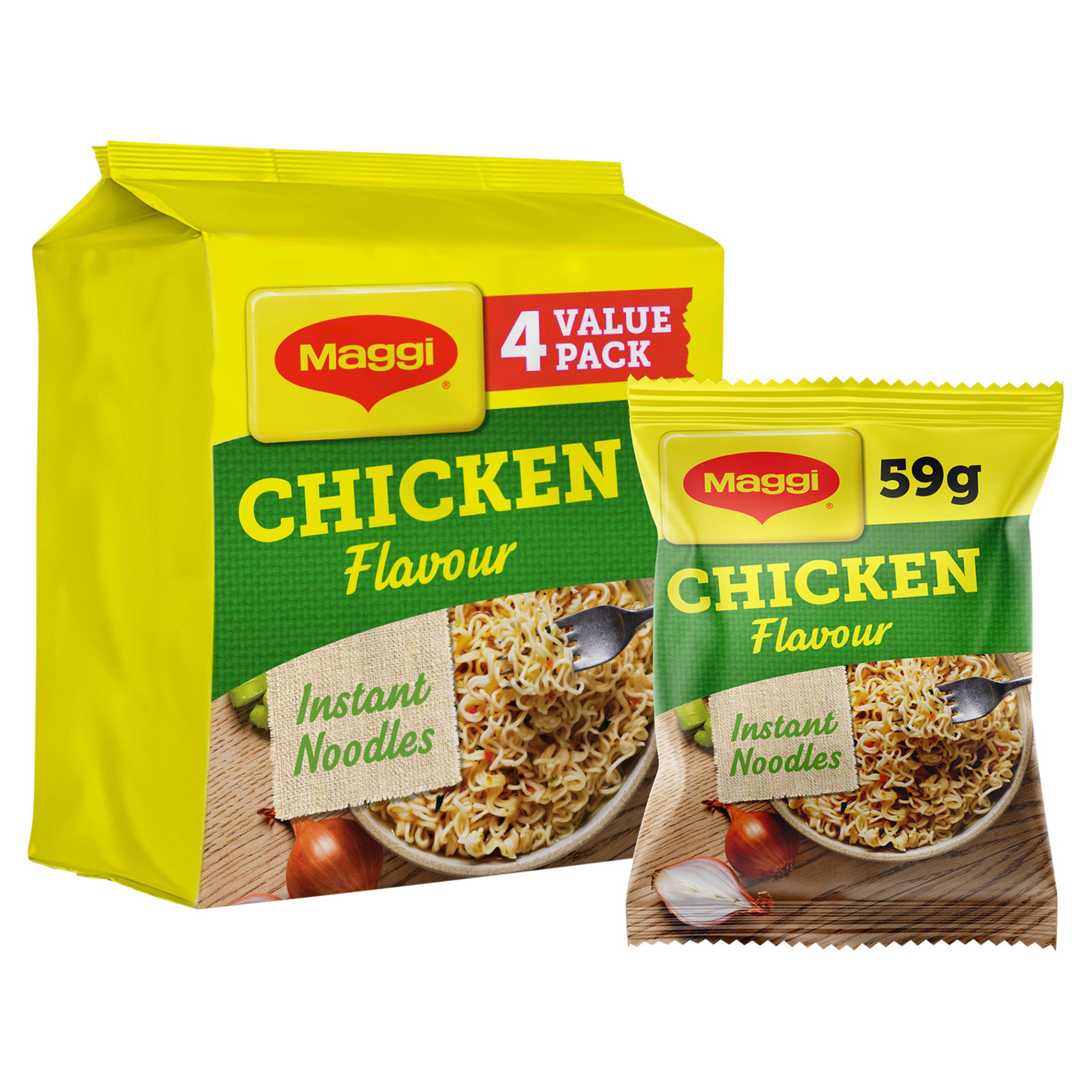 Maggi 3 Minute Instant Noodles Chicken Flavour 4 x 59g