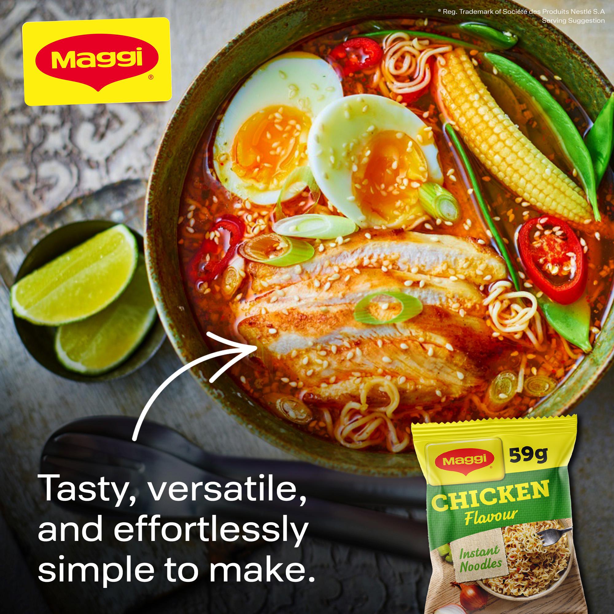 Maggi 3 Minute Instant Noodles Chicken Flavour 4x59g thumbnail 6