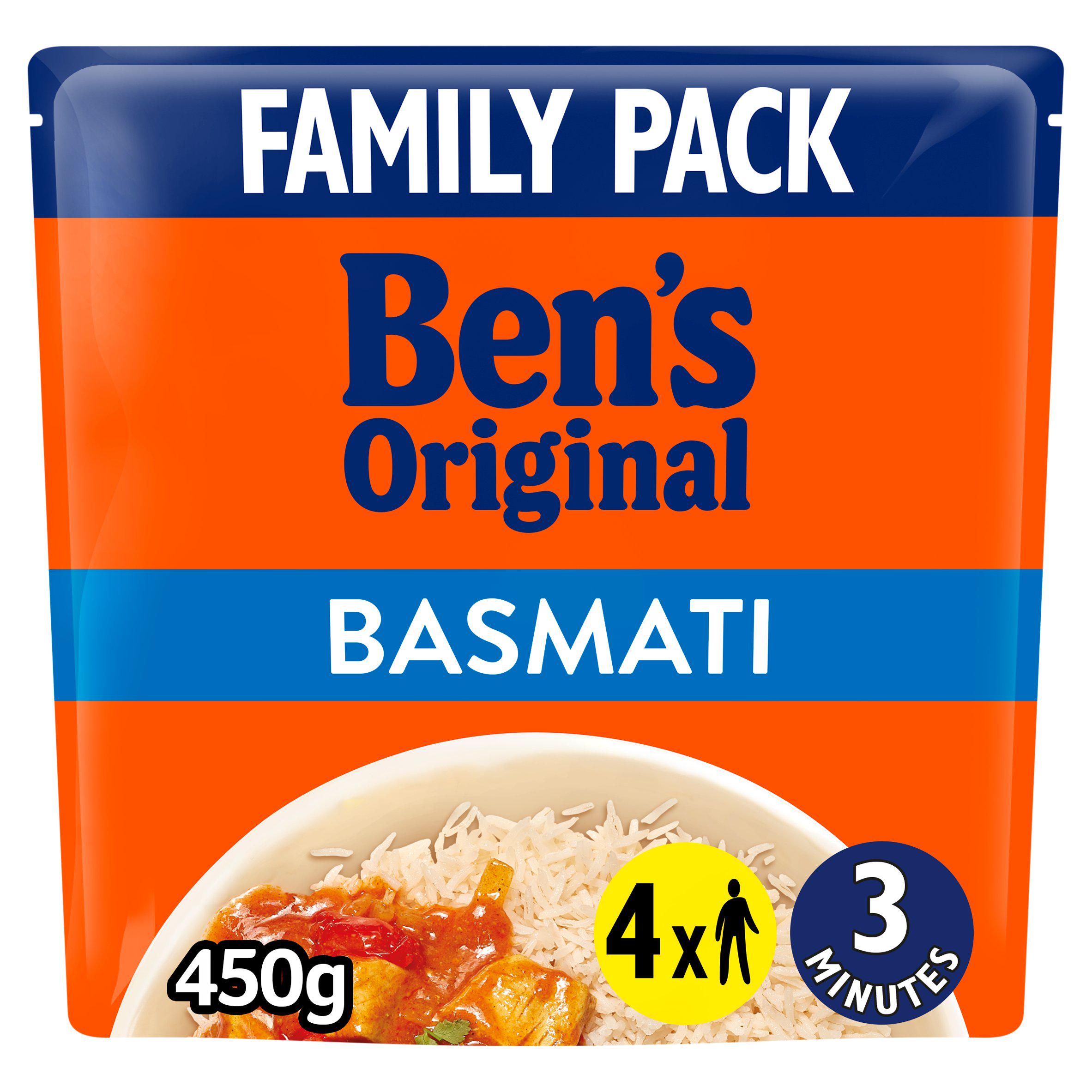 Ben's Original Basmati Microwave Rice Family Pack