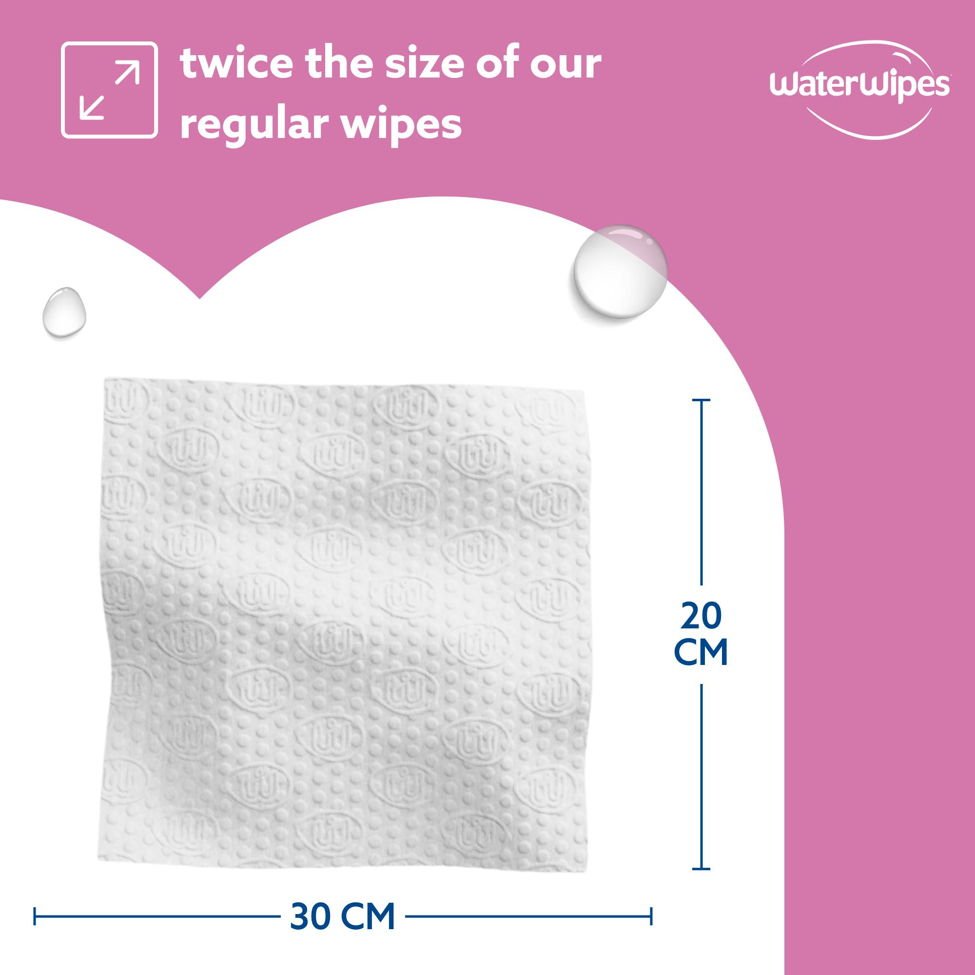 WaterWipes Adult Care Incontinence Sensitive Wipes x30 thumbnail 4