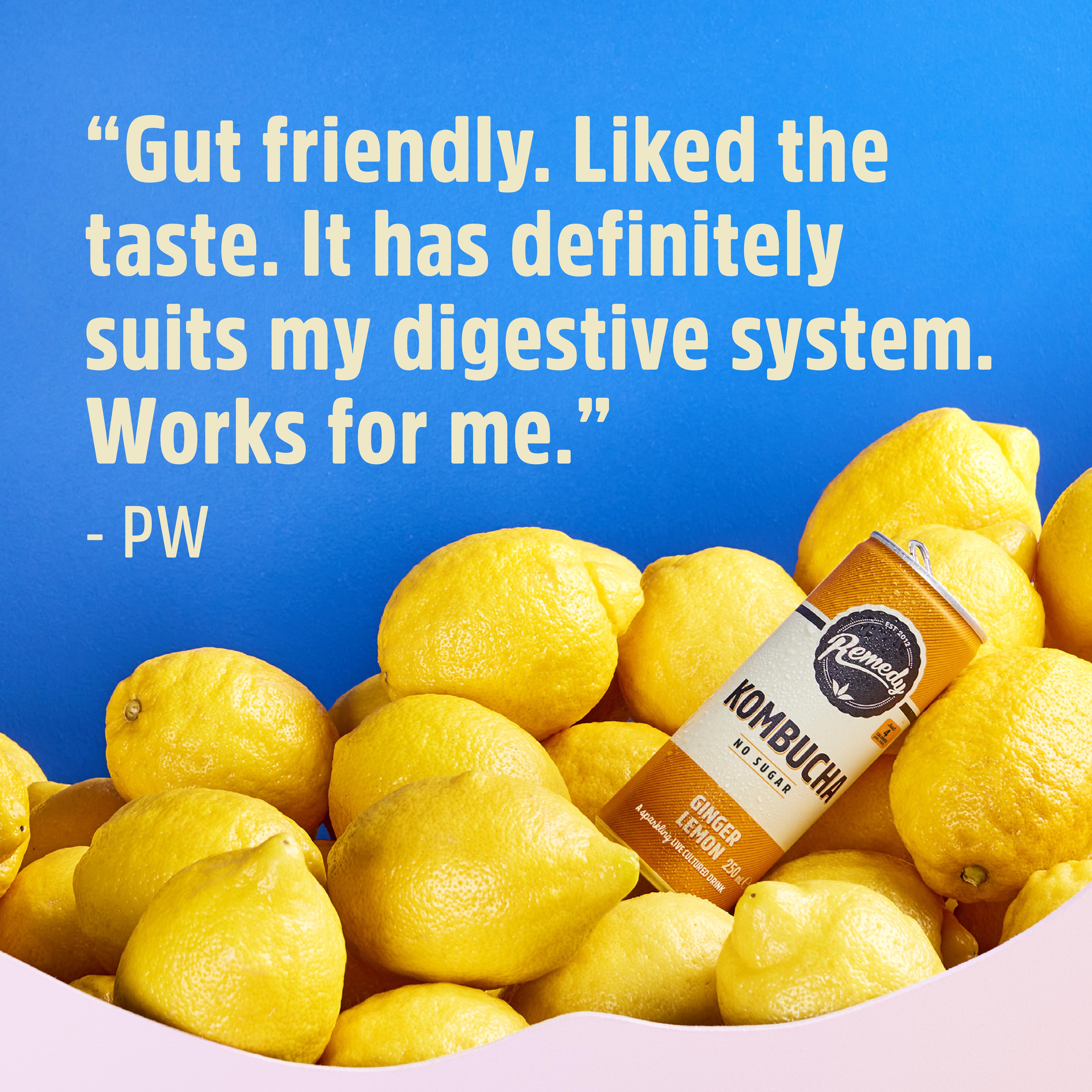 Remedy Kombucha Ginger Lemon 700ml thumbnail 3