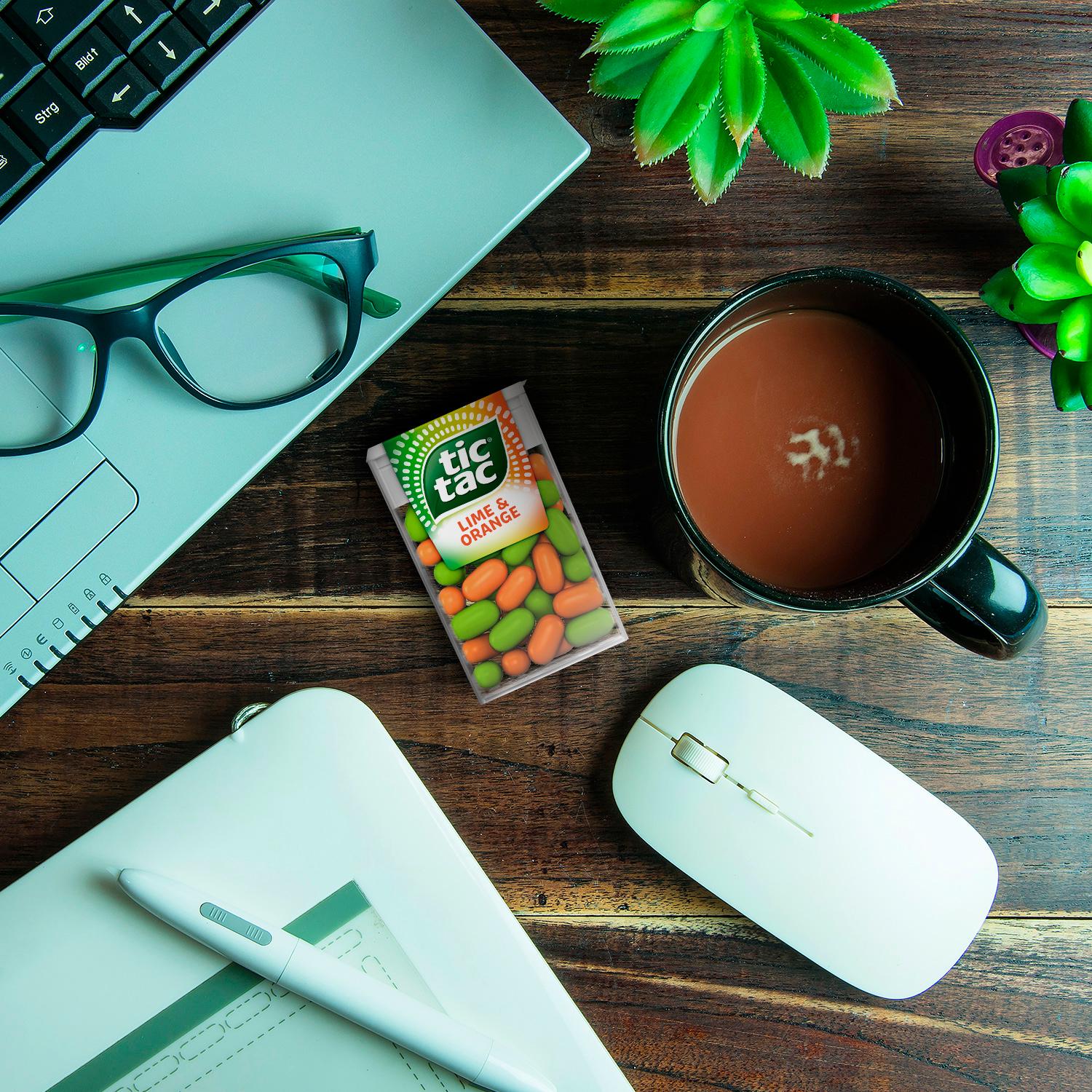 Tic Tac Lime & Orange Sweets Multipack 4x18g thumbnail 6