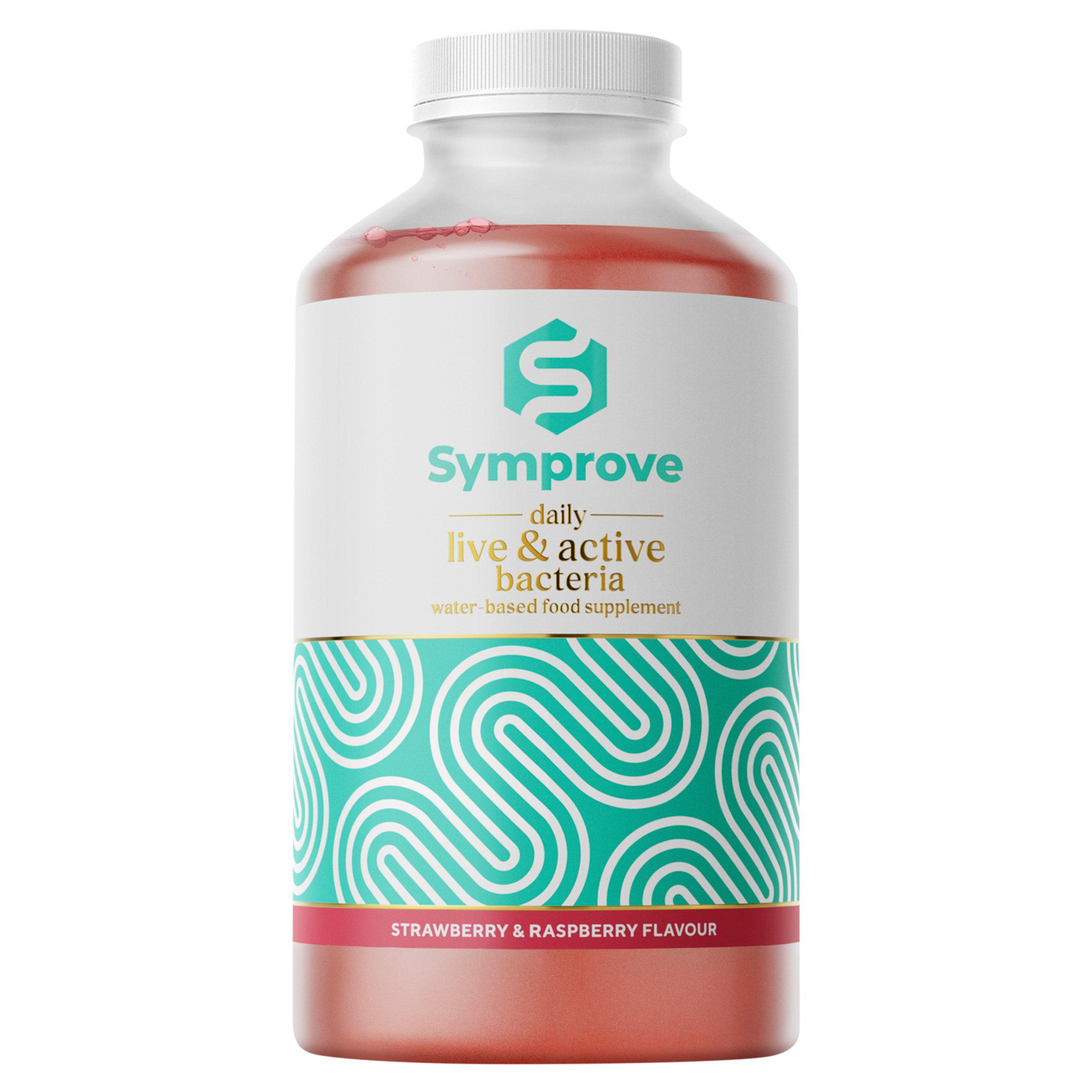 Symprove Live & Active Drink Supplement, Strawberry & Raspberry Flavour 