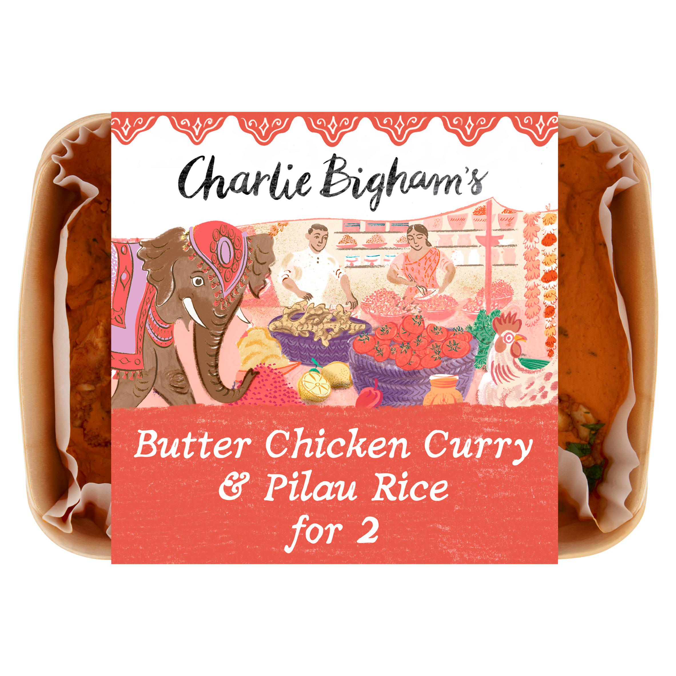 Charlie Bigham's Butter Chicken Curry & Pilau Rice for 2