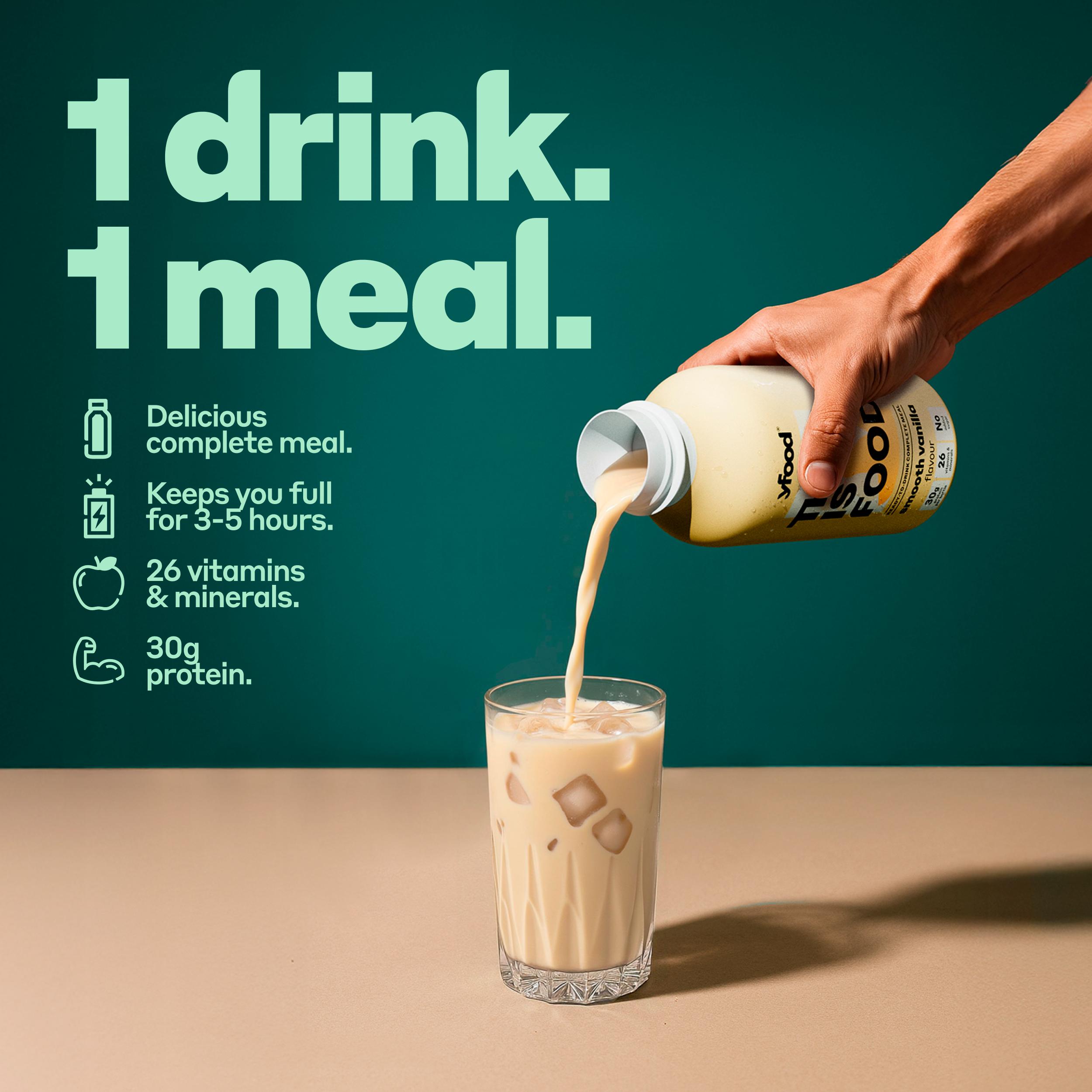 yfood Ready to Drink Complete Meal Smooth Vanilla 500ml thumbnail 2