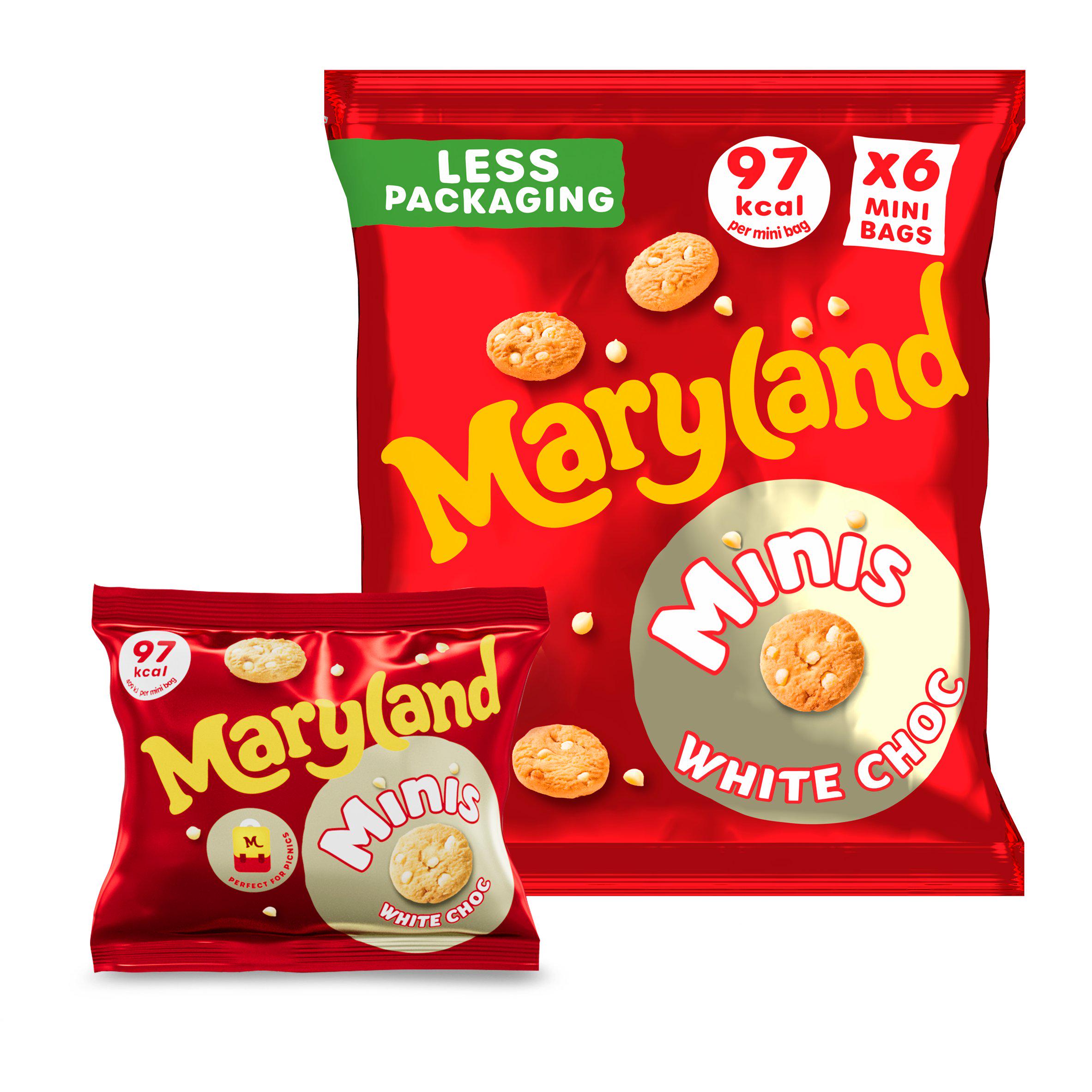 Maryland Minis White Choc 6 x 19.8g (118.8g)