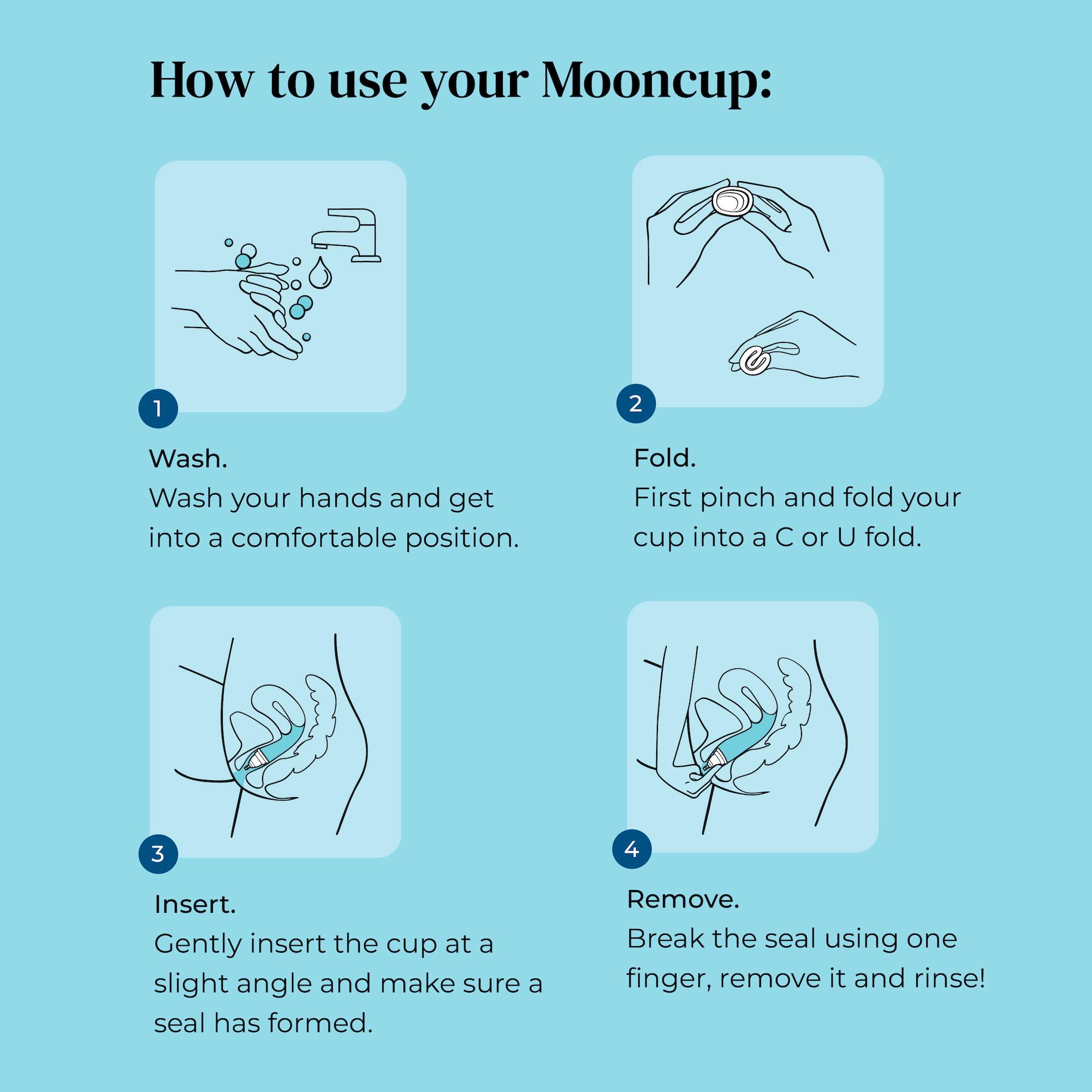 Mooncup Size A Original Menstrual Cup thumbnail 4
