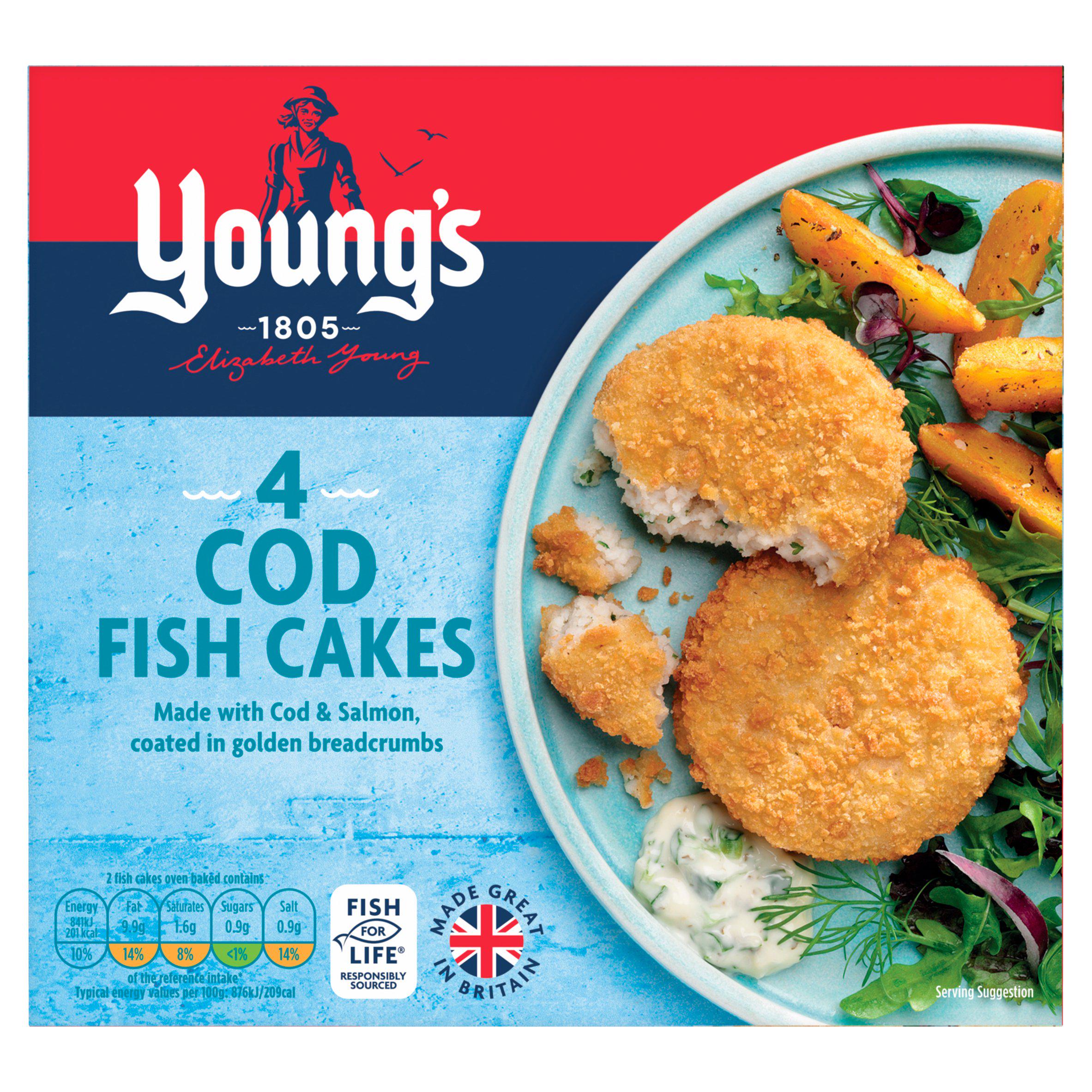 4 Cod Fish Cakes 200g