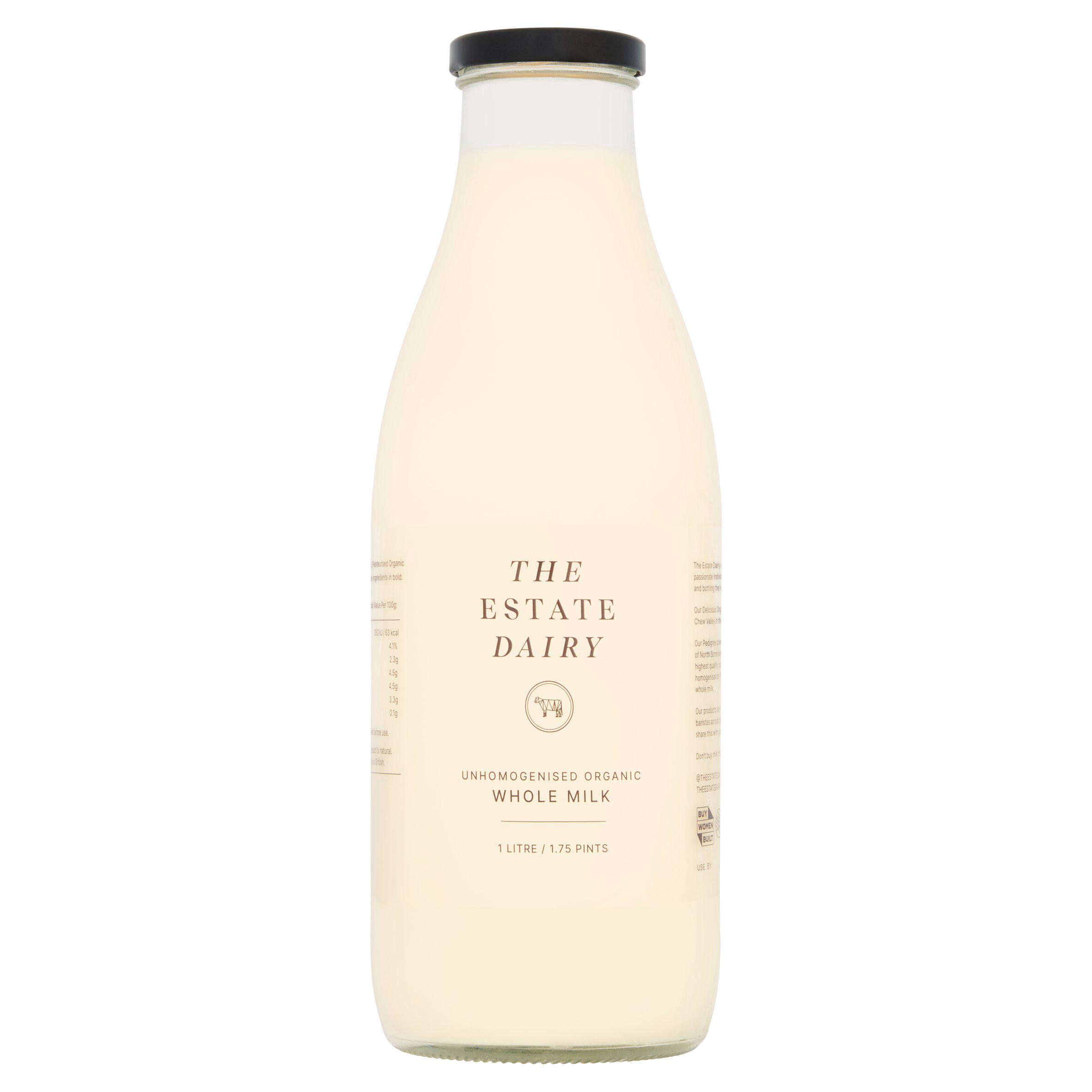 The Estate Dairy Unhomogenised Whole Milk