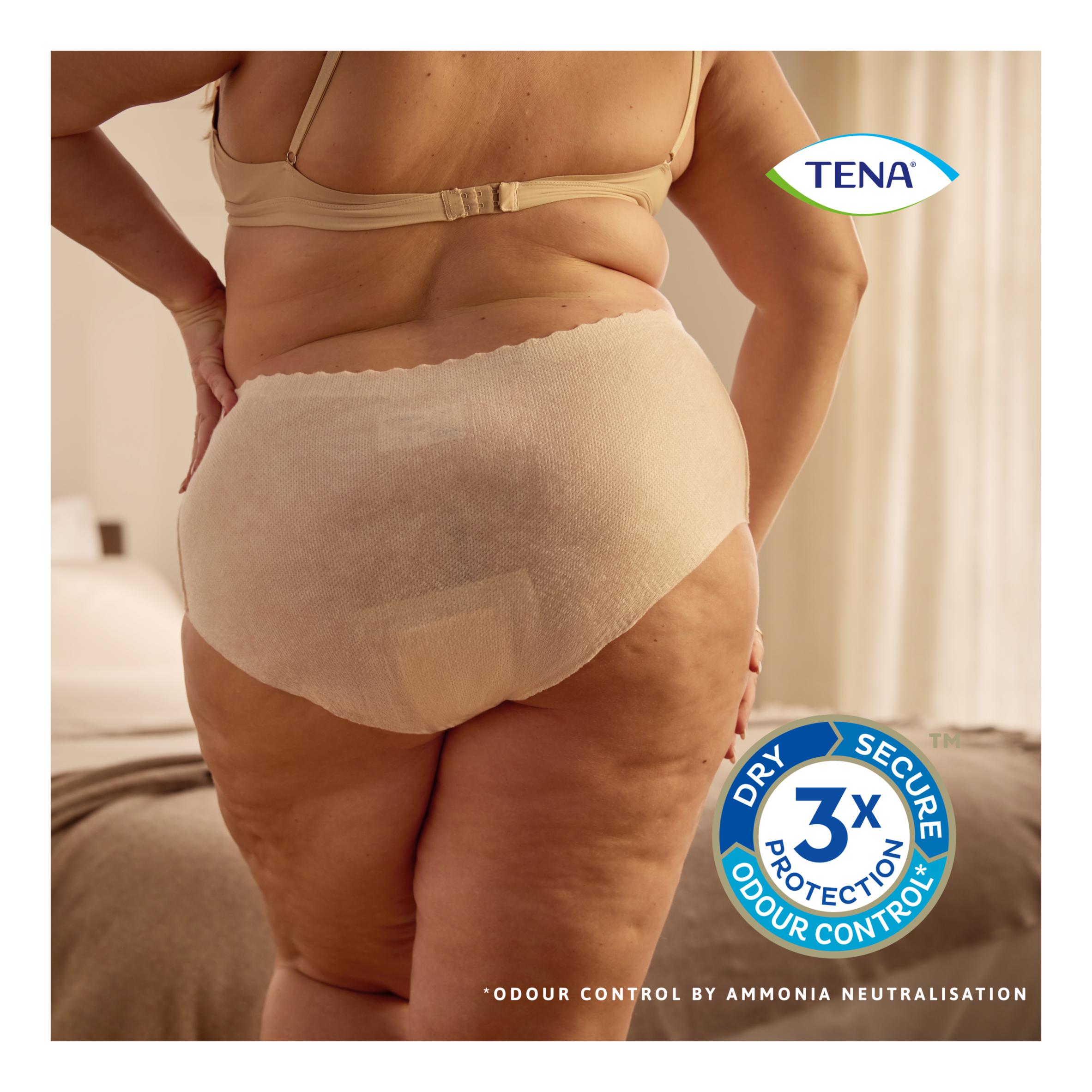 Tena Silhouette Incontinence Pants Cream L Pack x8 thumbnail 5