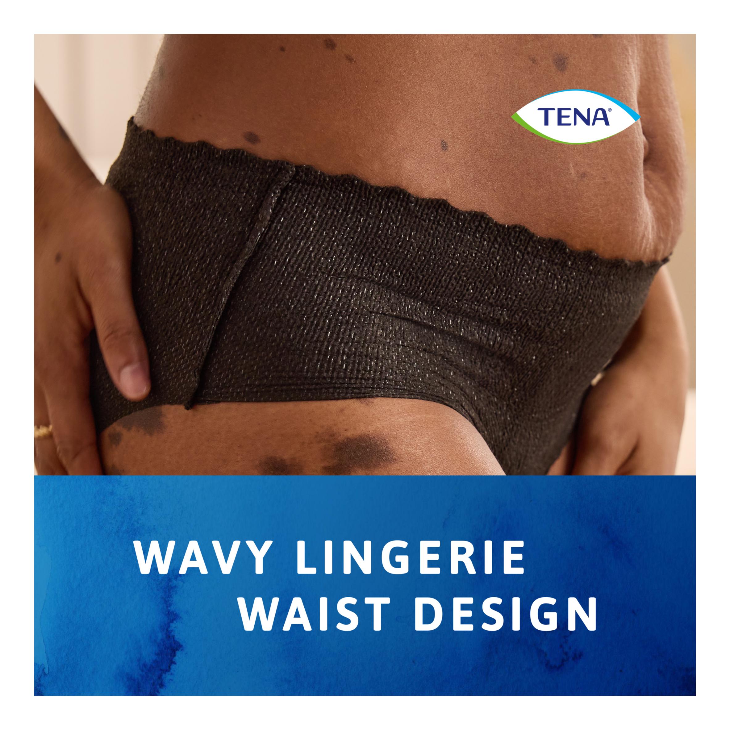 TENA Silhouette Incontinence Pants Black L Pack x10 thumbnail 2